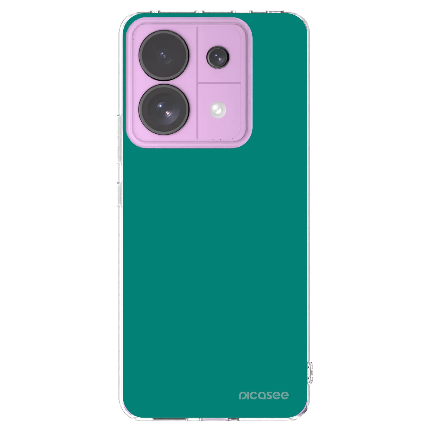 Picasee silikonski prozorni ovitek za Xiaomi Redmi Note 13 Pro 5G - Emerald Mist