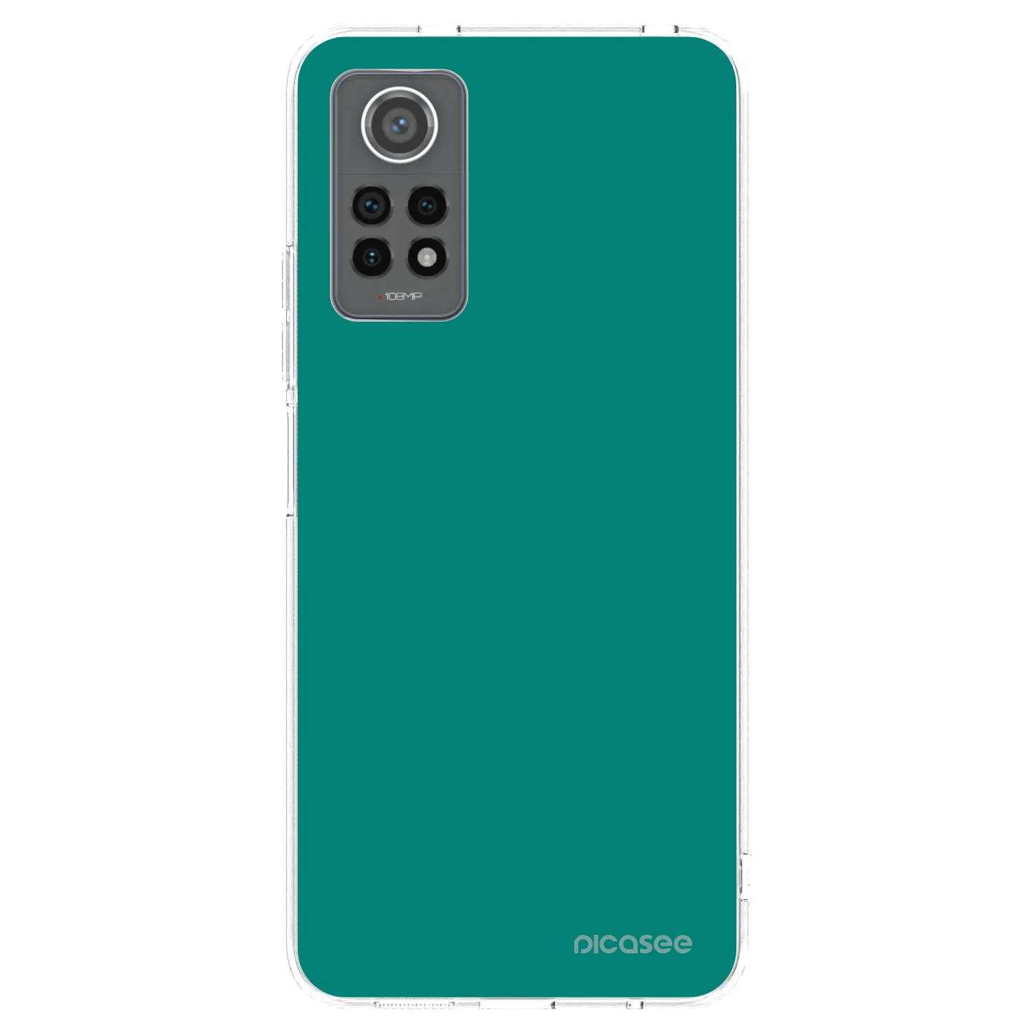 Picasee silikonski prozorni ovitek za Xiaomi Redmi Note 12 Pro 4G - Emerald Mist