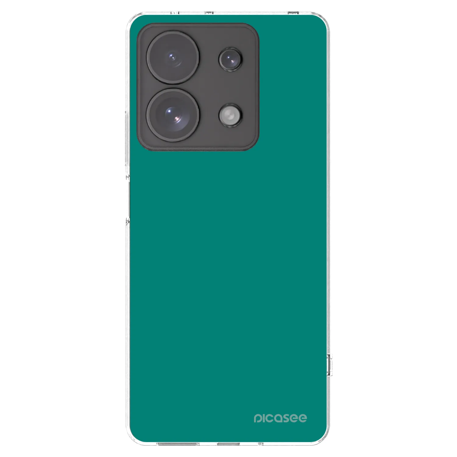 Picasee silikonski prozorni ovitek za Xiaomi Redmi Note 13 Pro 4G - Emerald Mist