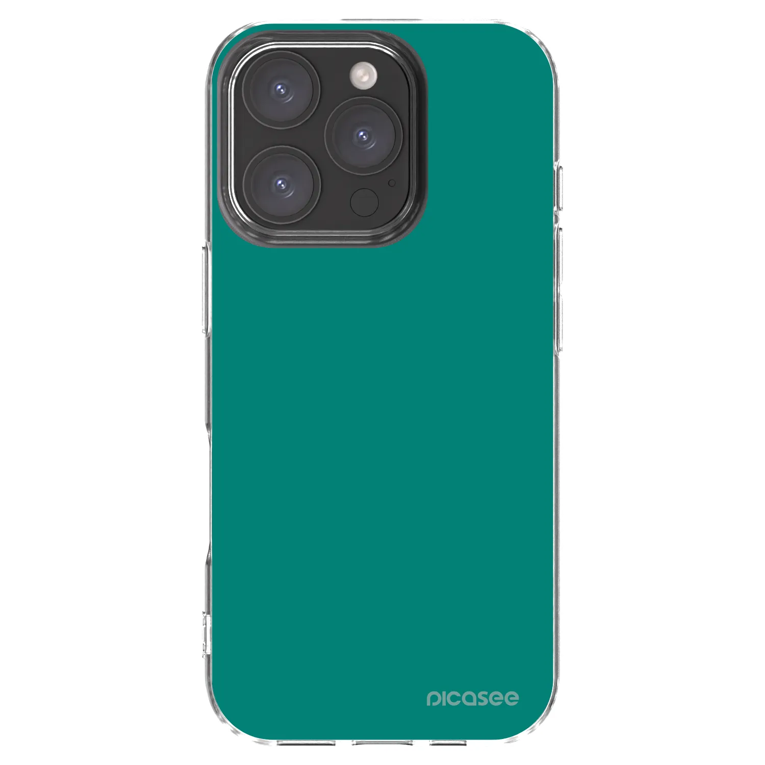 Picasee silikonski prozorni ovitek za Apple iPhone 16 Pro - Emerald Mist