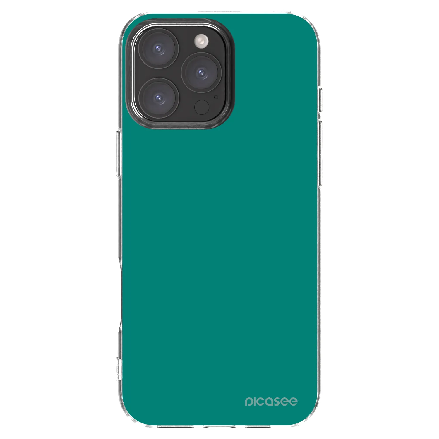 Picasee silikonski prozorni ovitek za Apple iPhone 16 Pro Max - Emerald Mist