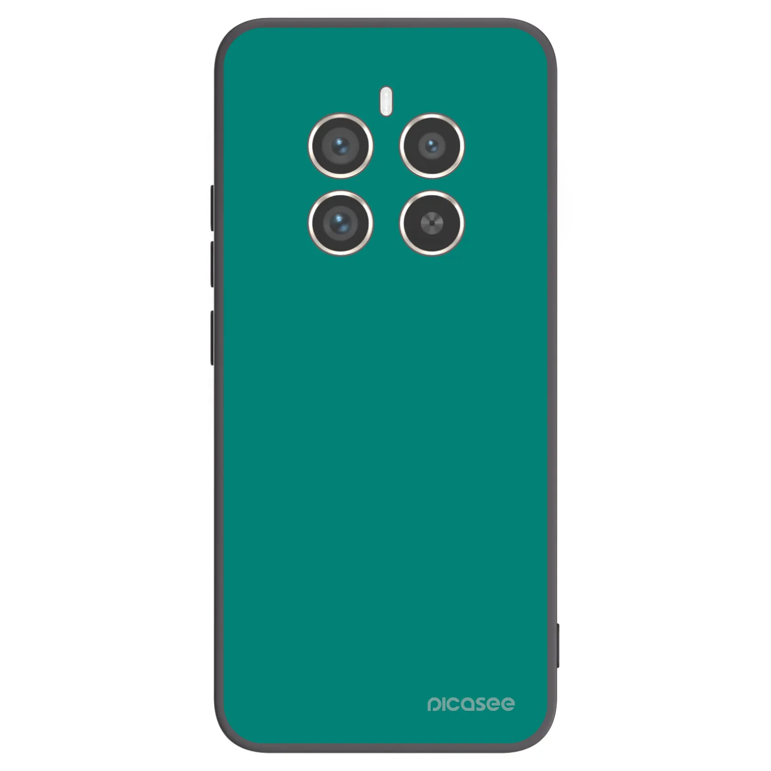Picasee silikonski črni ovitek za Realme 12 Pro 5G - Emerald Mist