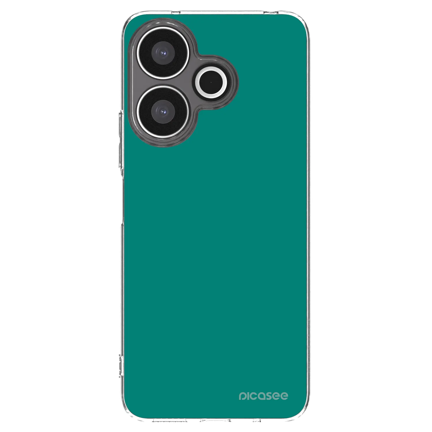 Picasee silikonski prozorni ovitek za Xiaomi Redmi 13 4G - Emerald Mist
