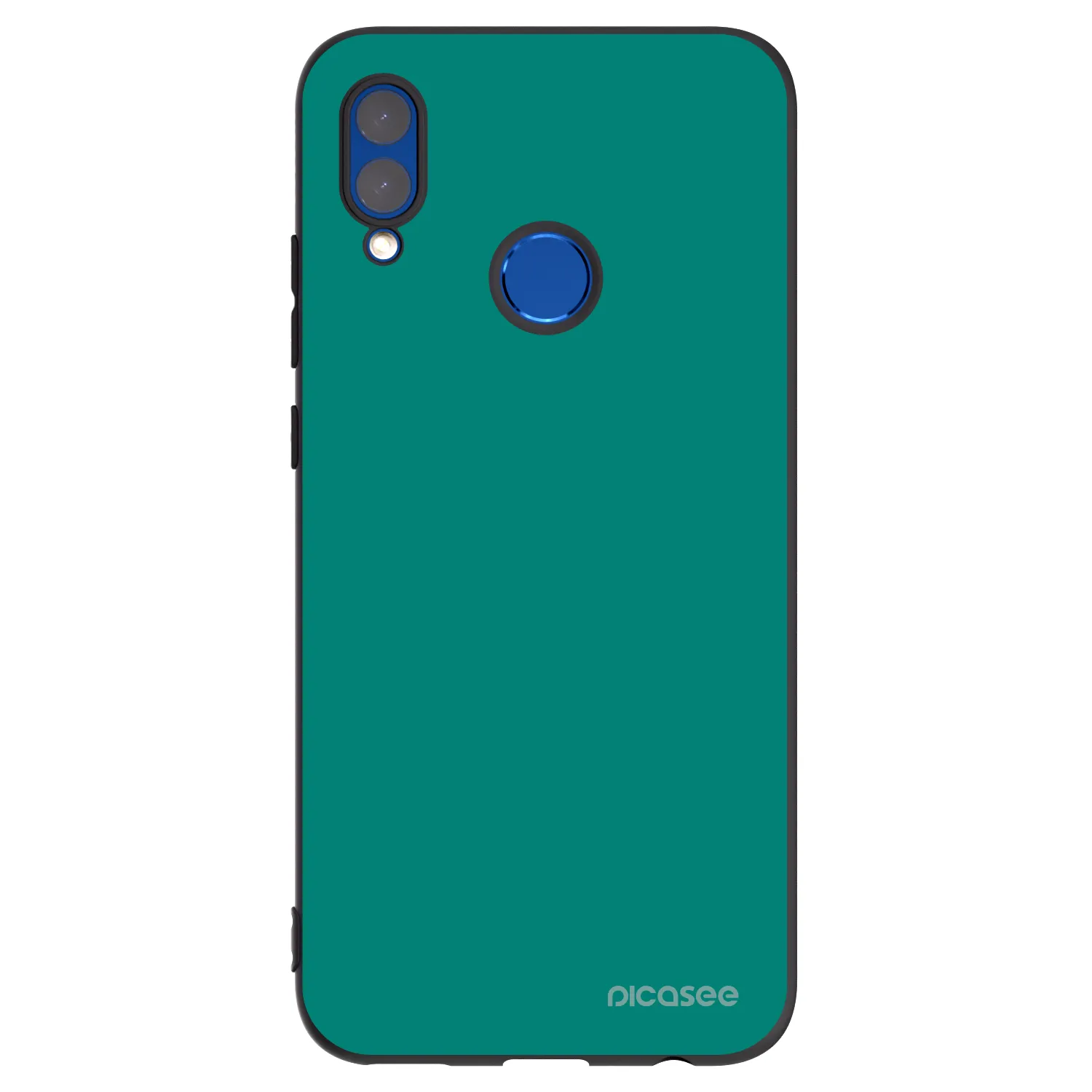 Picasee silikonski črni ovitek za Huawei P Smart 2019 - Emerald Mist