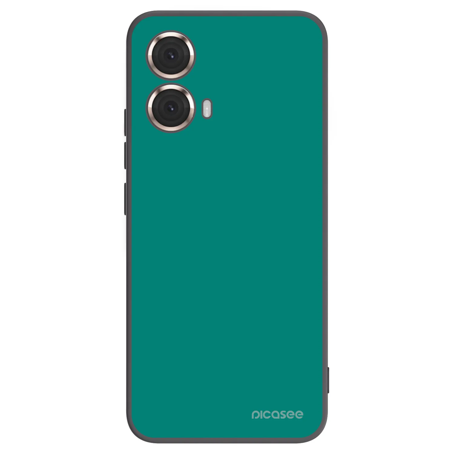 Picasee silikonski črni ovitek za Motorola Moto G85 - Emerald Mist