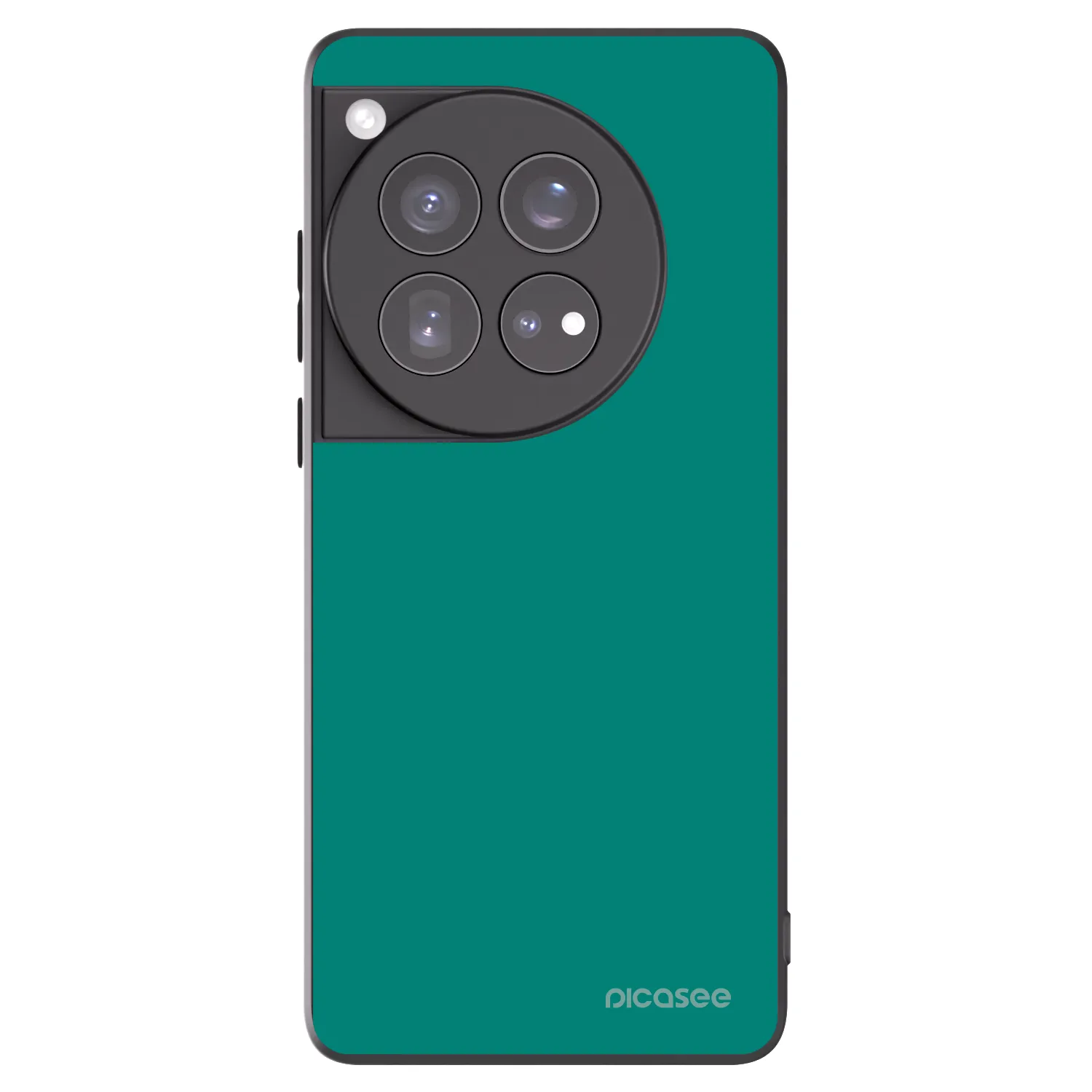 Picasee silikonski črni ovitek za OnePlus 12 5G - Emerald Mist