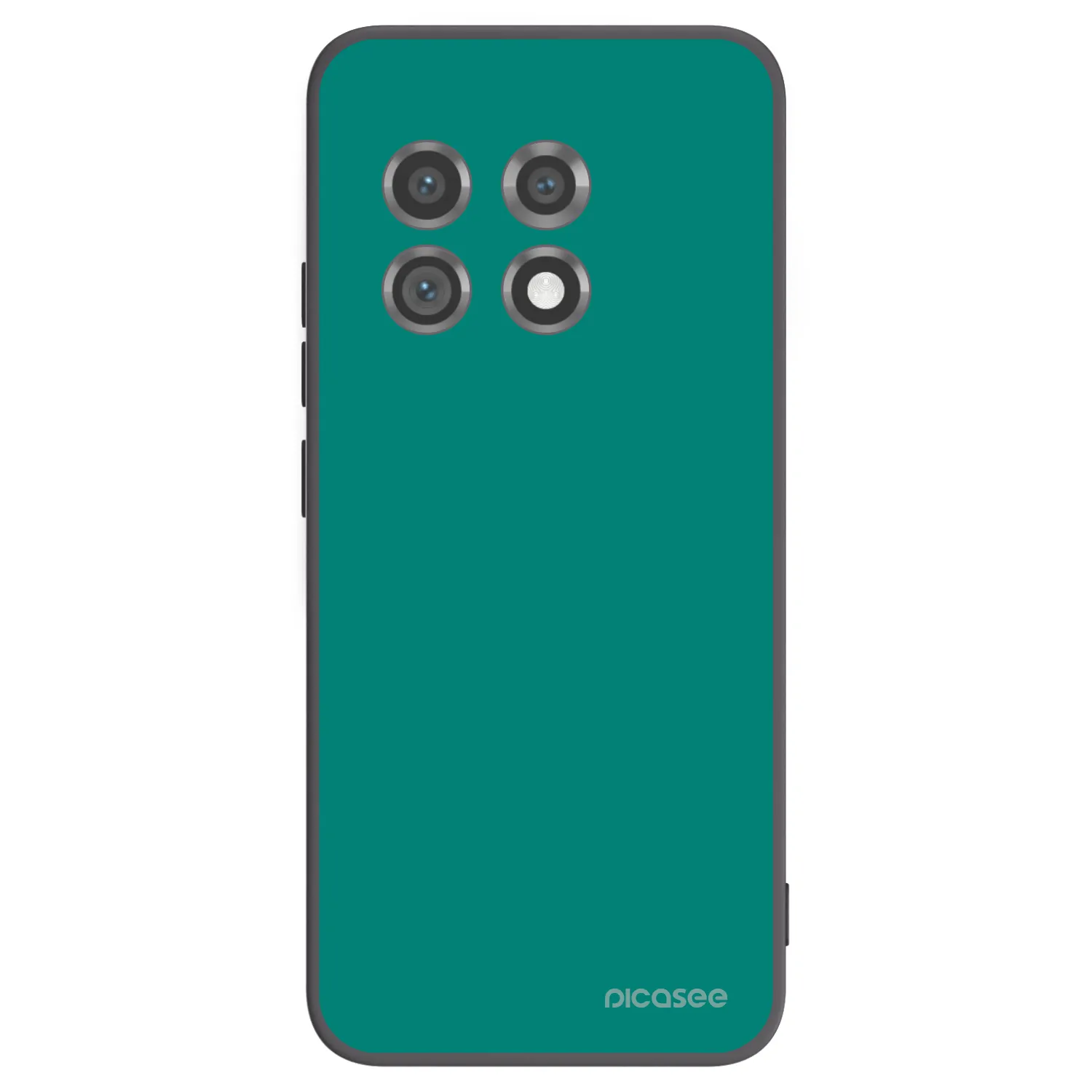 Picasee silikonski črni ovitek za OnePlus 11 5G - Emerald Mist