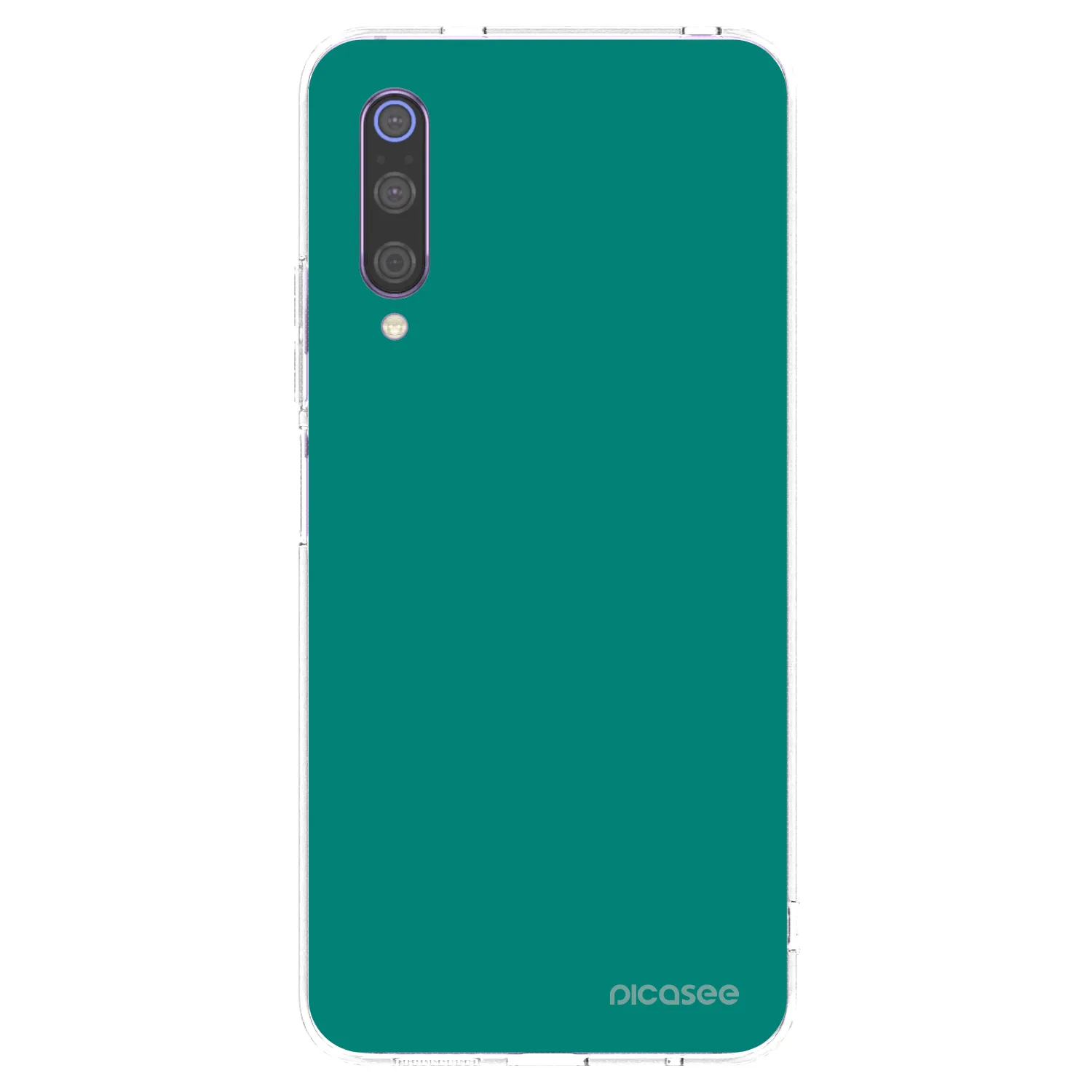 Picasee silikonski prozorni ovitek za Xiaomi Mi 9 - Emerald Mist