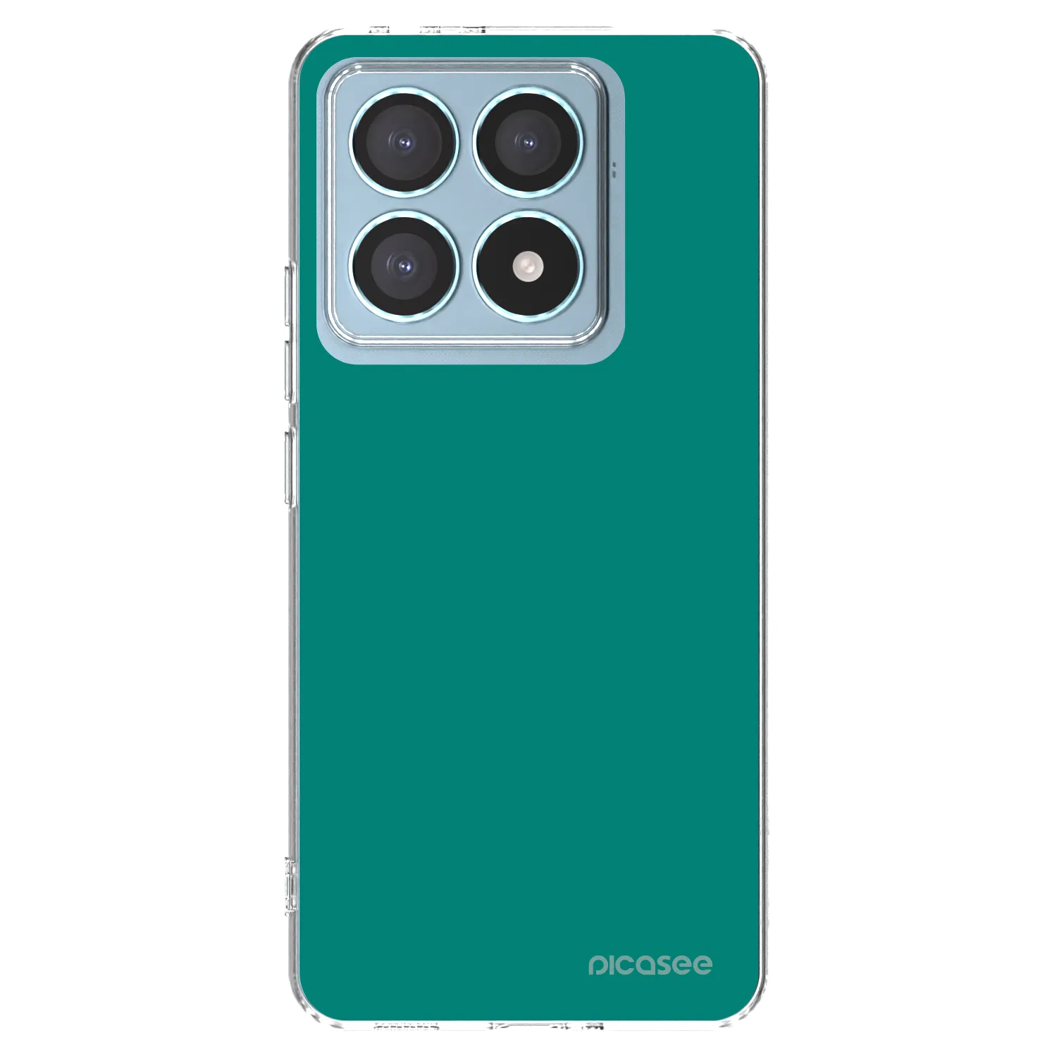 Picasee silikonski prozorni ovitek za Xiaomi 14T Pro - Emerald Mist