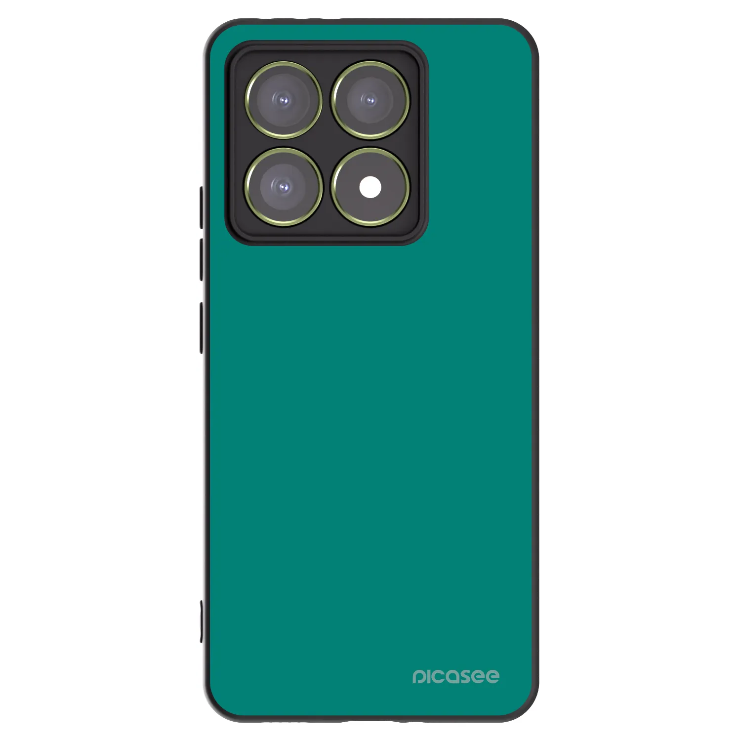 Picasee silikonski črni ovitek za Xiaomi 14T - Emerald Mist
