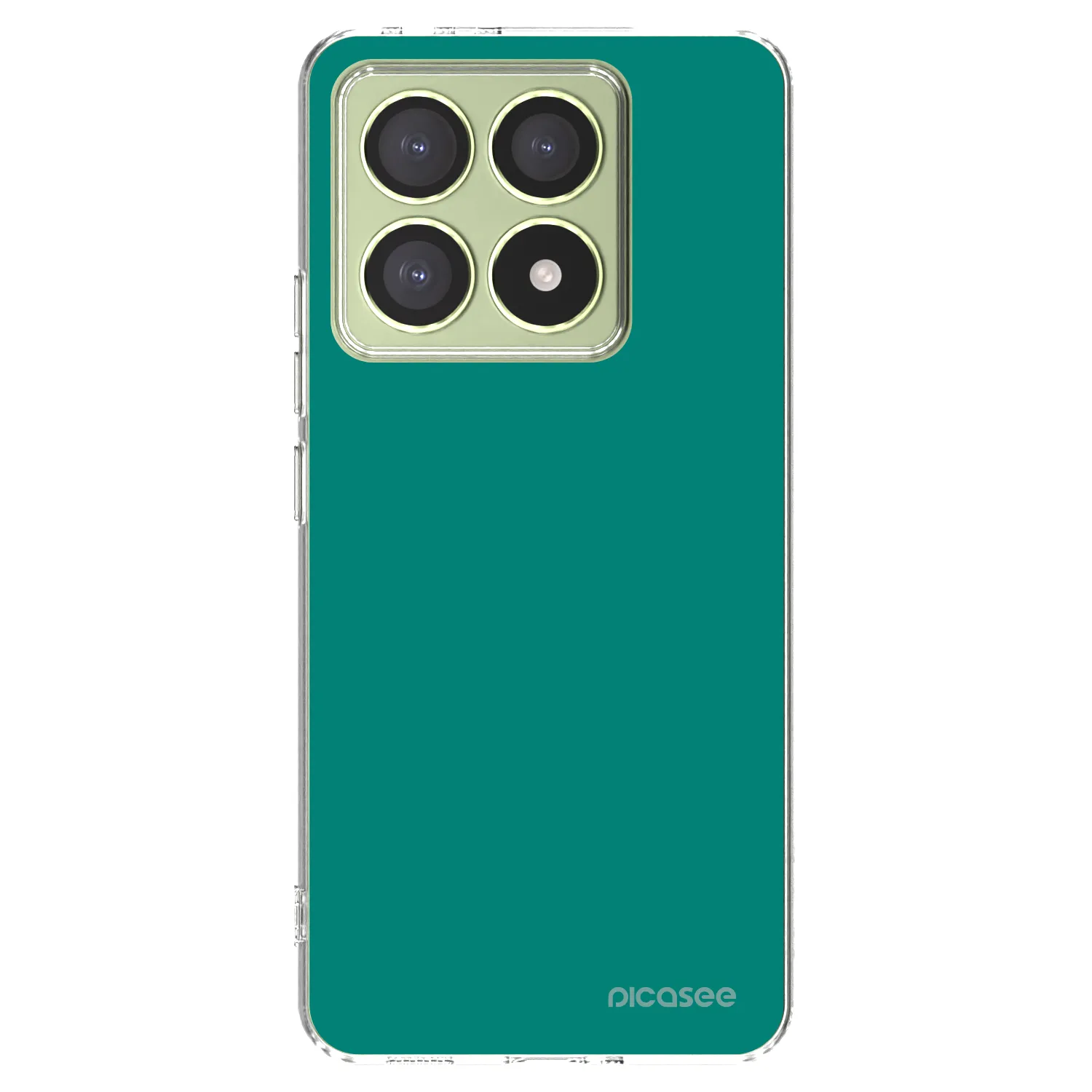 Picasee silikonski prozorni ovitek za Xiaomi 14T - Emerald Mist
