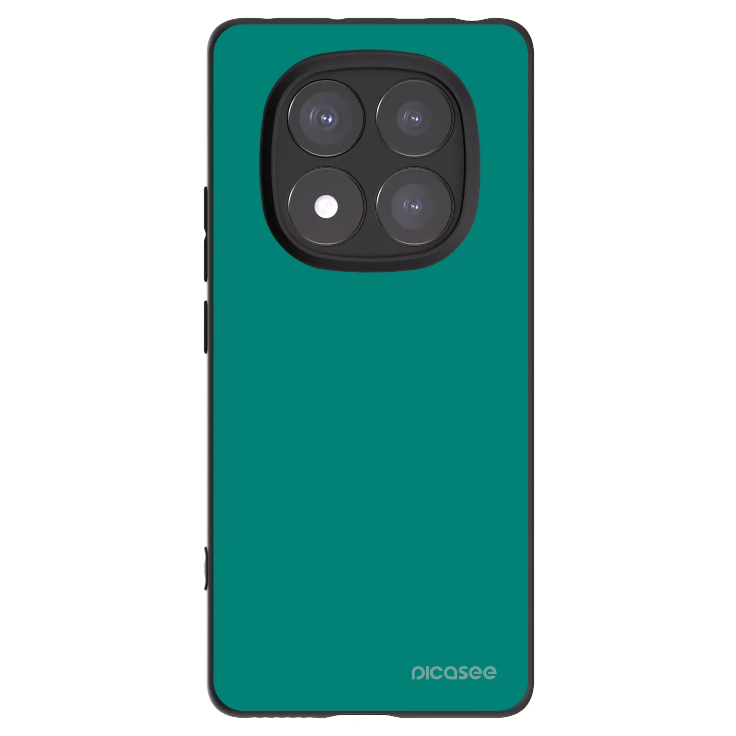 Picasee silikonski črni ovitek za Xiaomi Redmi Note 14 Pro+ 5G - Emerald Mist