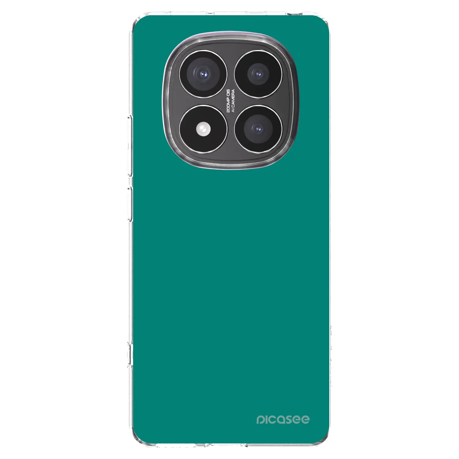Picasee silikonski prozorni ovitek za Xiaomi Redmi Note 14 Pro+ 5G - Emerald Mist