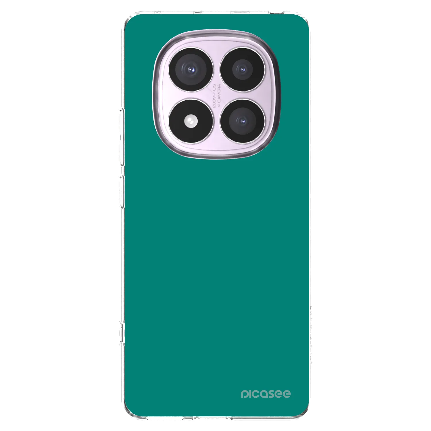 Picasee silikonski prozorni ovitek za Xiaomi Redmi Note 14 Pro 5G - Emerald Mist
