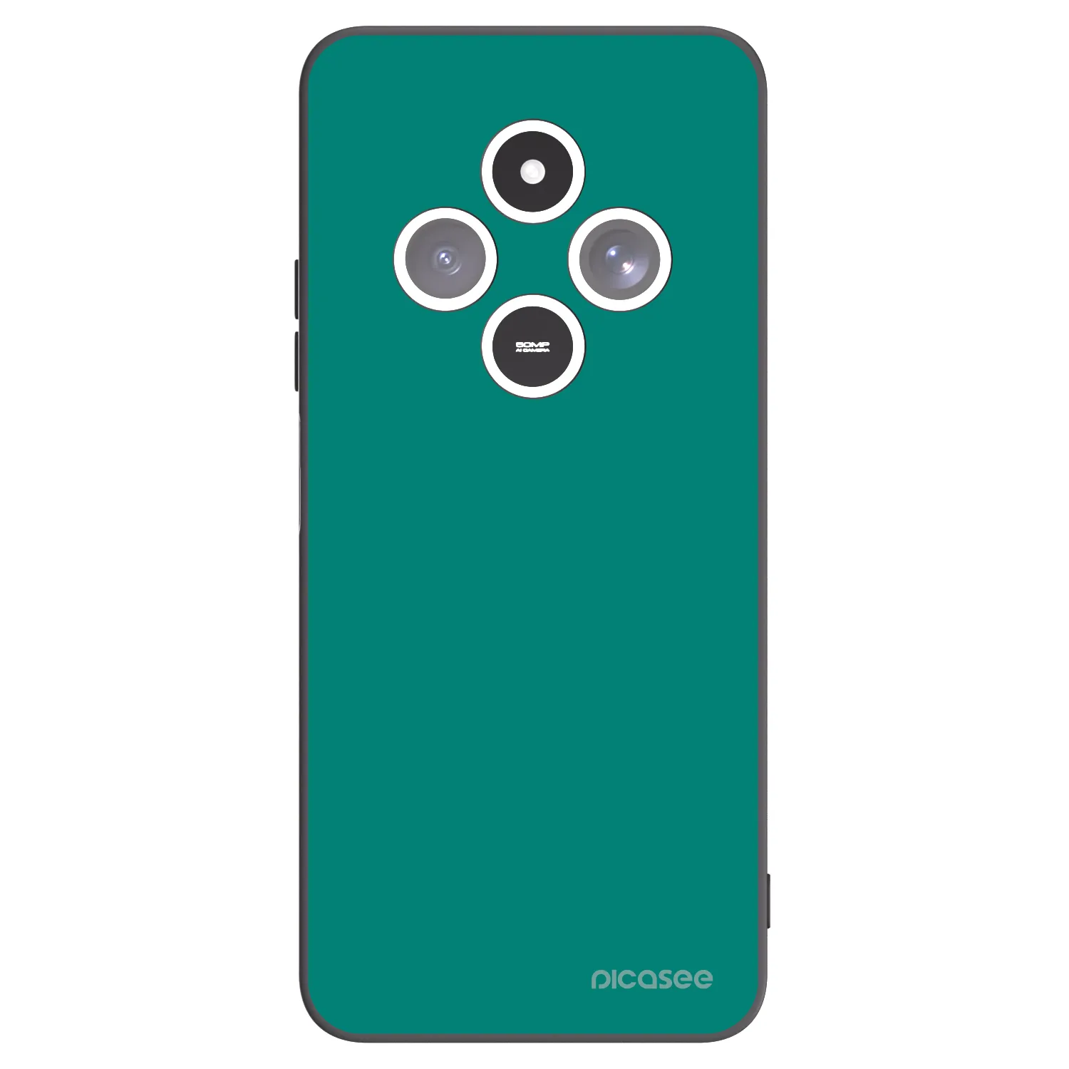 Picasee silikonski črni ovitek za Xiaomi Redmi 14C - Emerald Mist