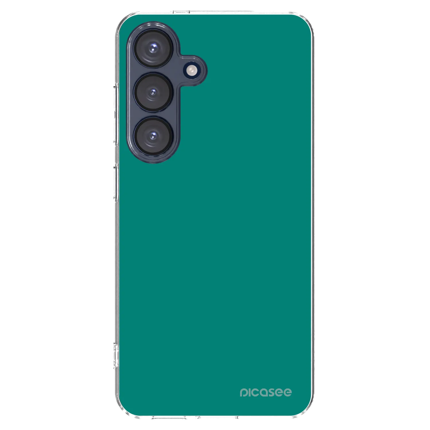 Picasee silikonski prozorni ovitek za Samsung Galaxy S25 5G - Emerald Mist