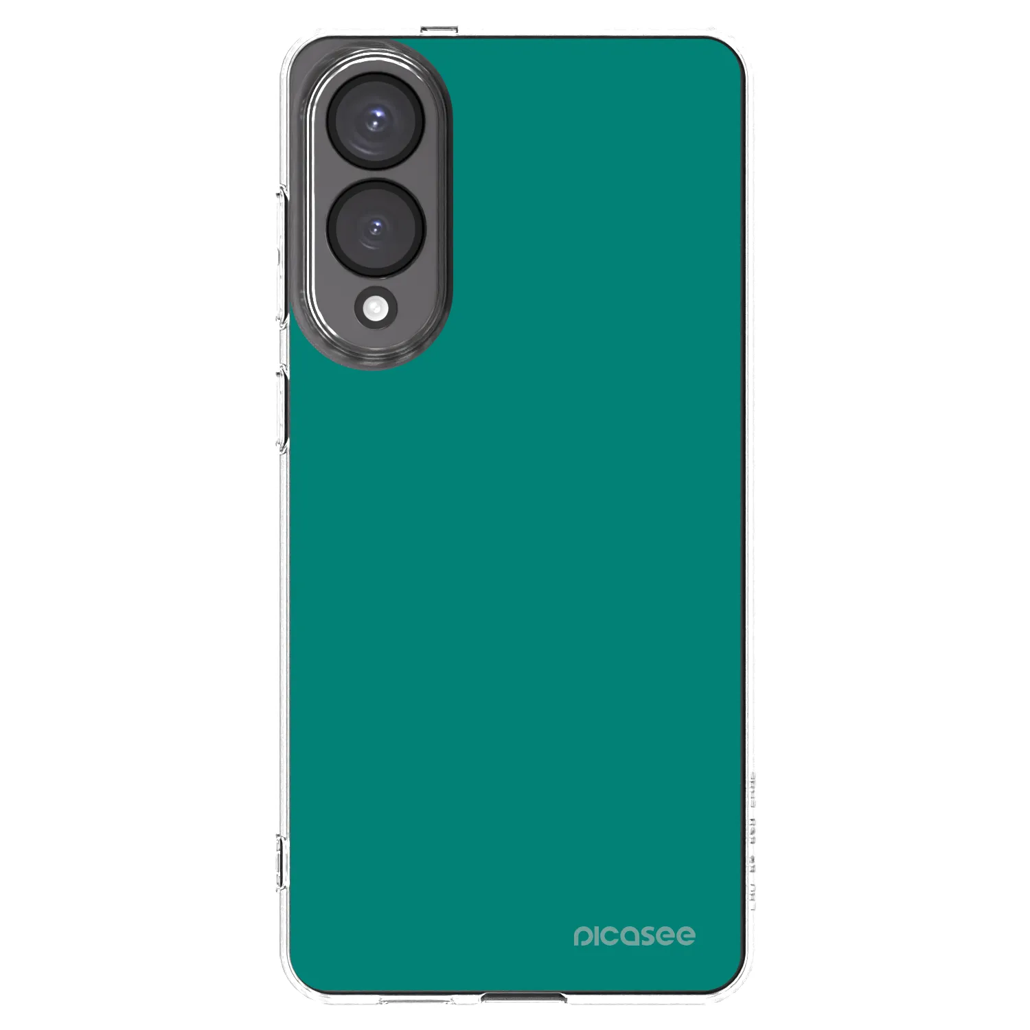 Picasee silikonski prozorni ovitek za Samsung Galaxy S25 Edge 5G - Emerald Mist