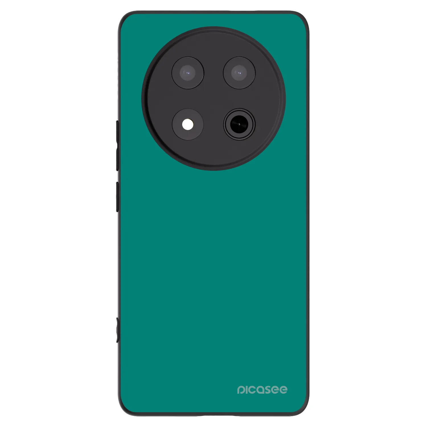 Picasee silikonski črni ovitek za Honor Magic7 Lite 5G - Emerald Mist