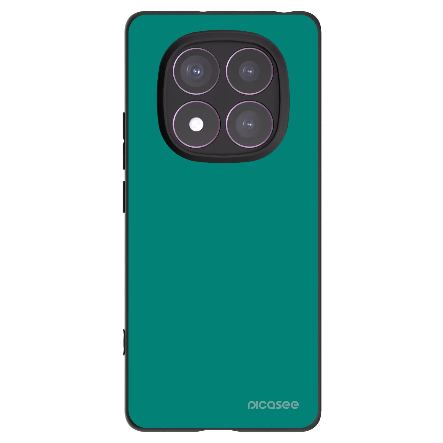 Picasee silikonski črni ovitek za Xiaomi Redmi Note 14 Pro 4G - Emerald Mist