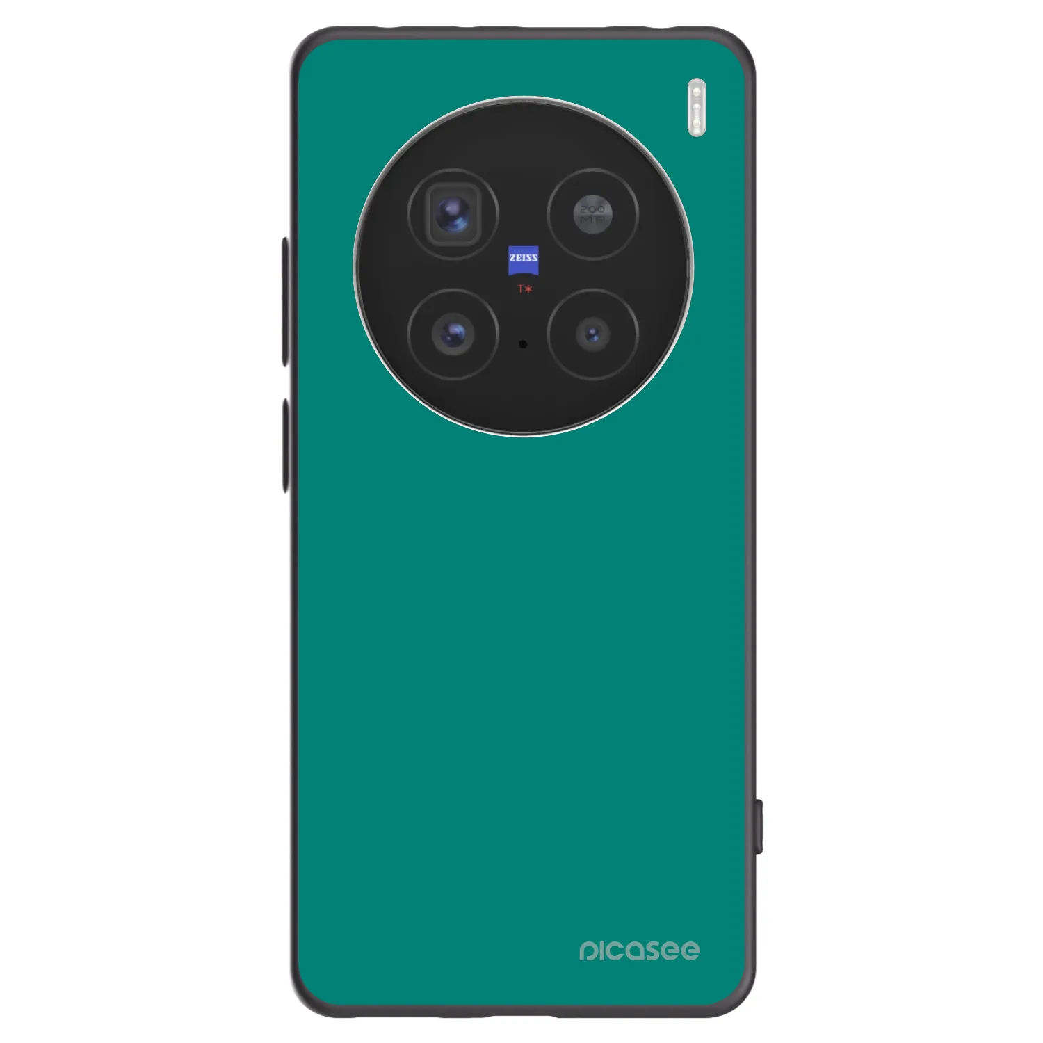 Picasee silikonski črni ovitek za Vivo X200 Pro - Emerald Mist