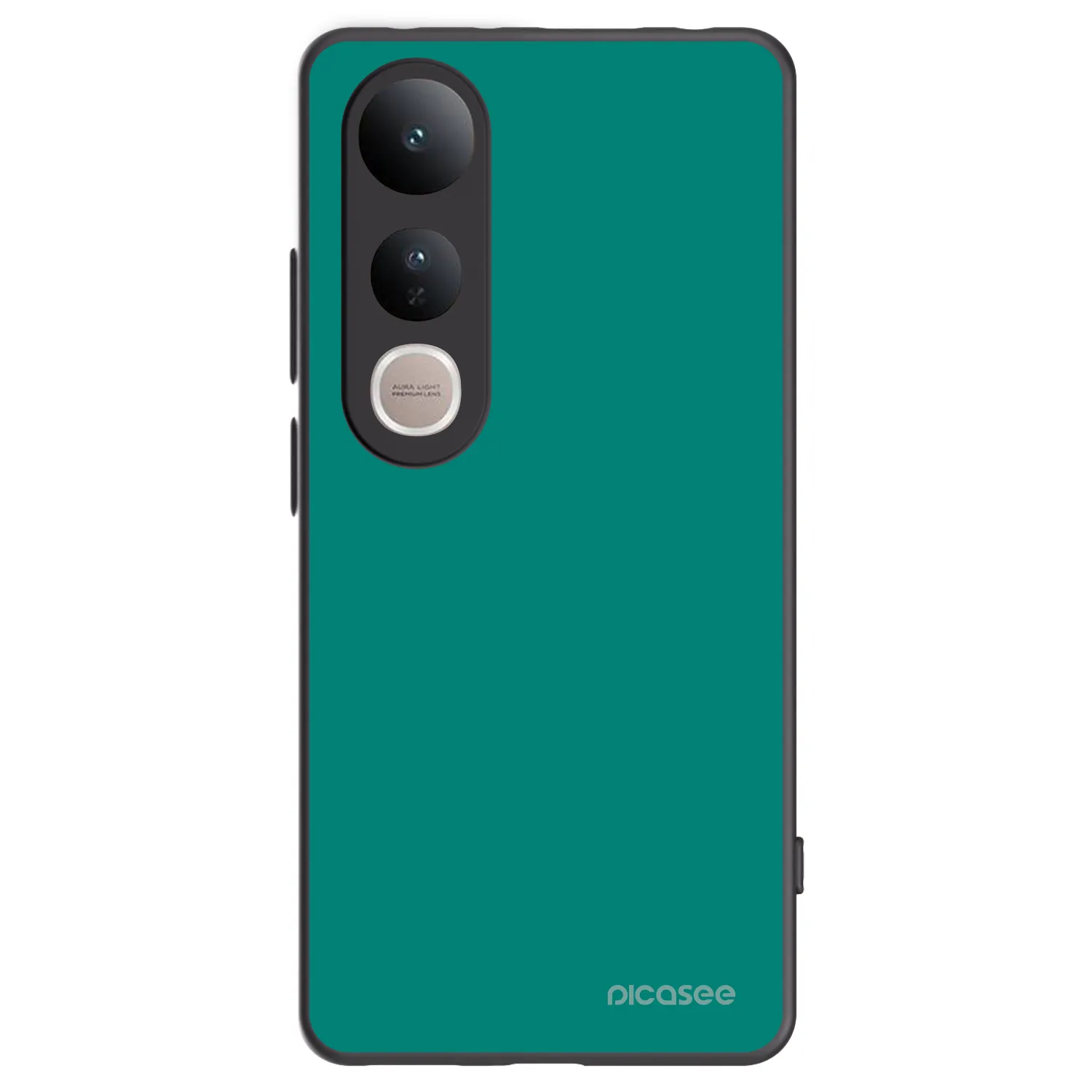 Picasee silikonski črni ovitek za Vivo V50 Lite 5G - Emerald Mist