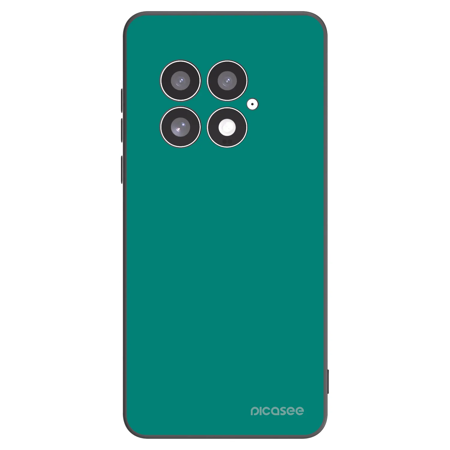 Picasee silikonski črni ovitek za OnePlus 13 5G - Emerald Mist