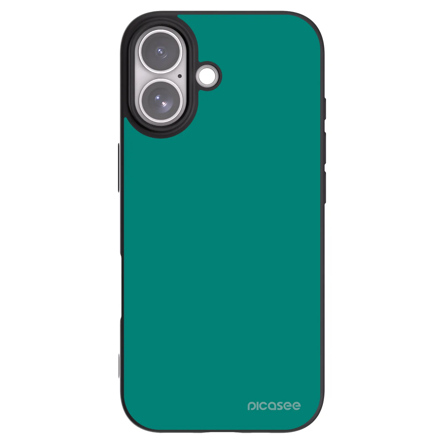 Picasee silikonski črni ovitek za Apple iPhone 17 - Emerald Mist