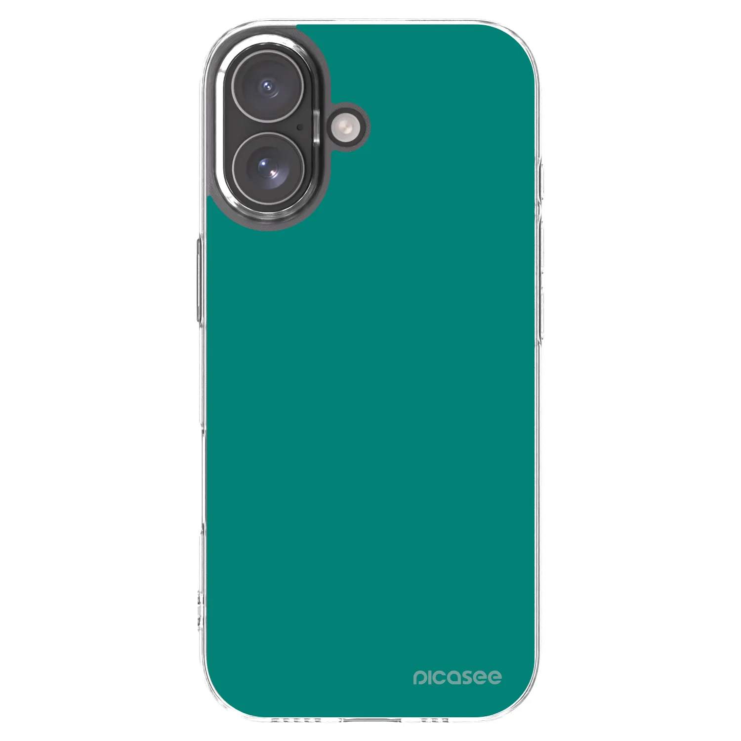 Picasee silikonski prozorni ovitek za Apple iPhone 17 - Emerald Mist