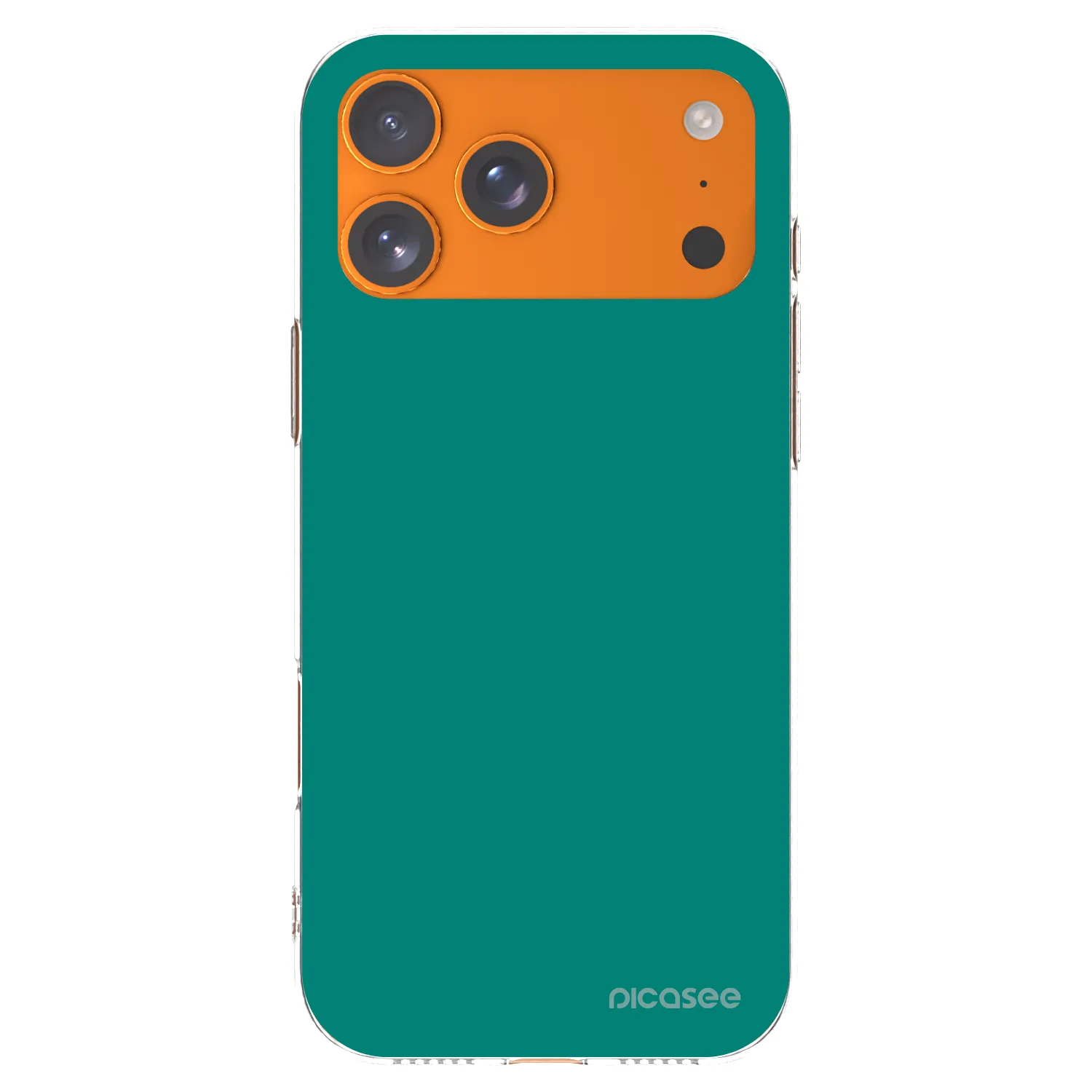Picasee silikonski prozorni ovitek za Apple iPhone 17 Pro Max - Emerald Mist