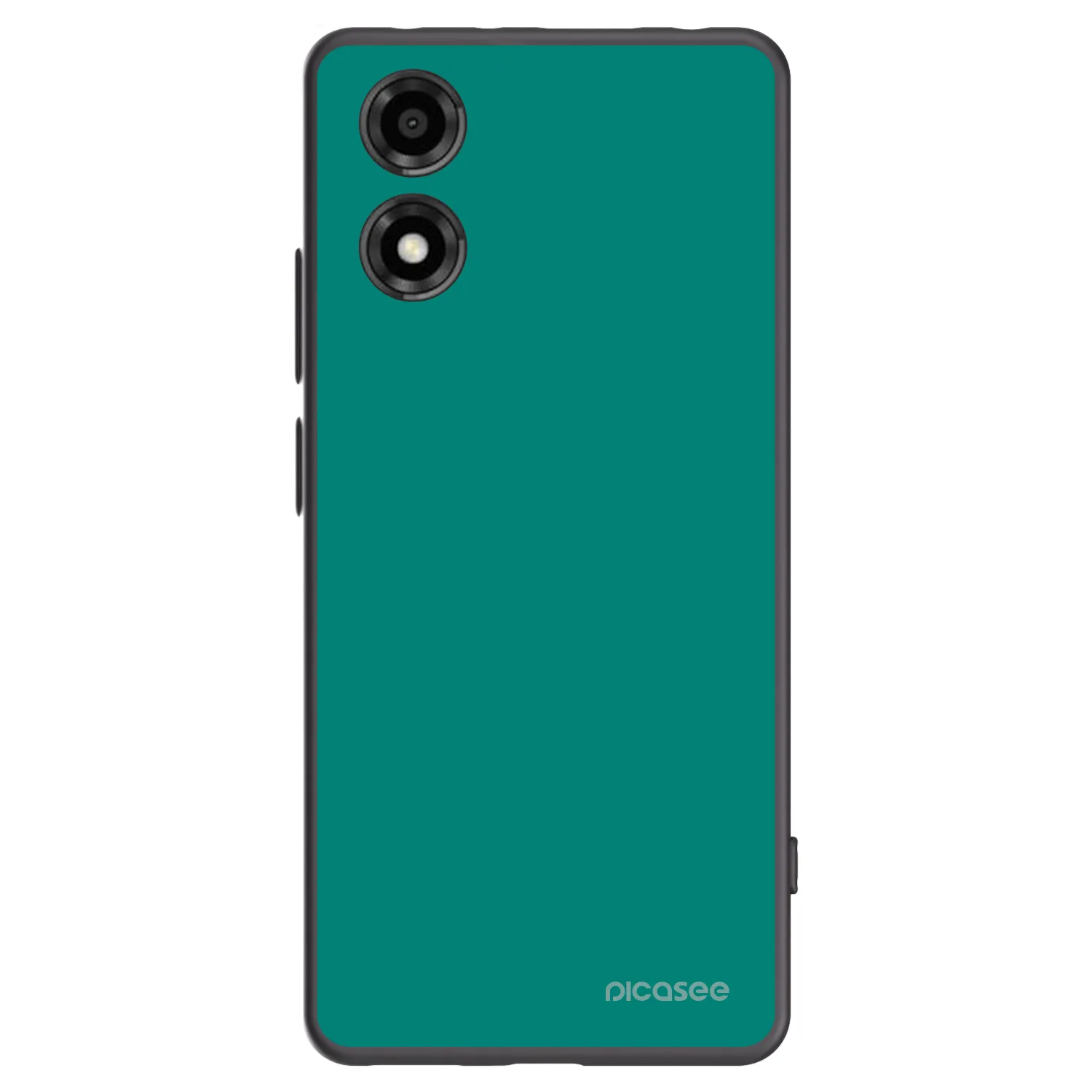 Picasee silikonski črni ovitek za Motorola Moto E14 - Emerald Mist