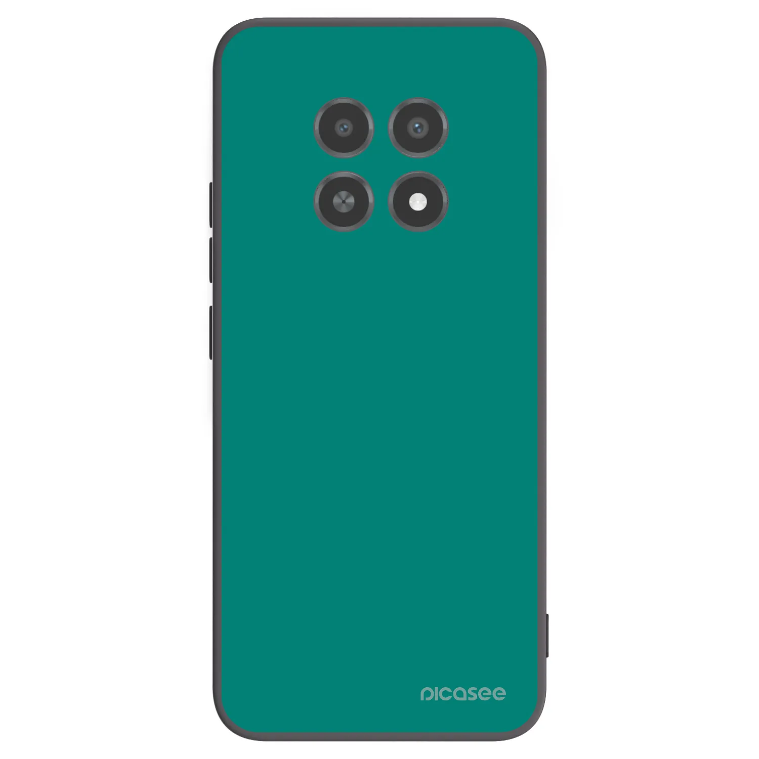 Picasee silikonski črni ovitek za Realme 12X - Emerald Mist