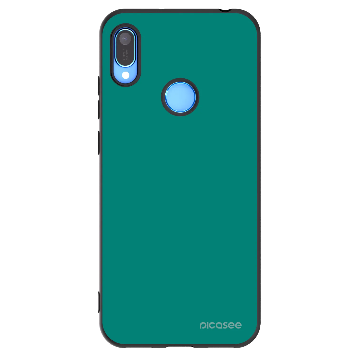 Picasee silikonski črni ovitek za Huawei Y6 2019 - Emerald Mist