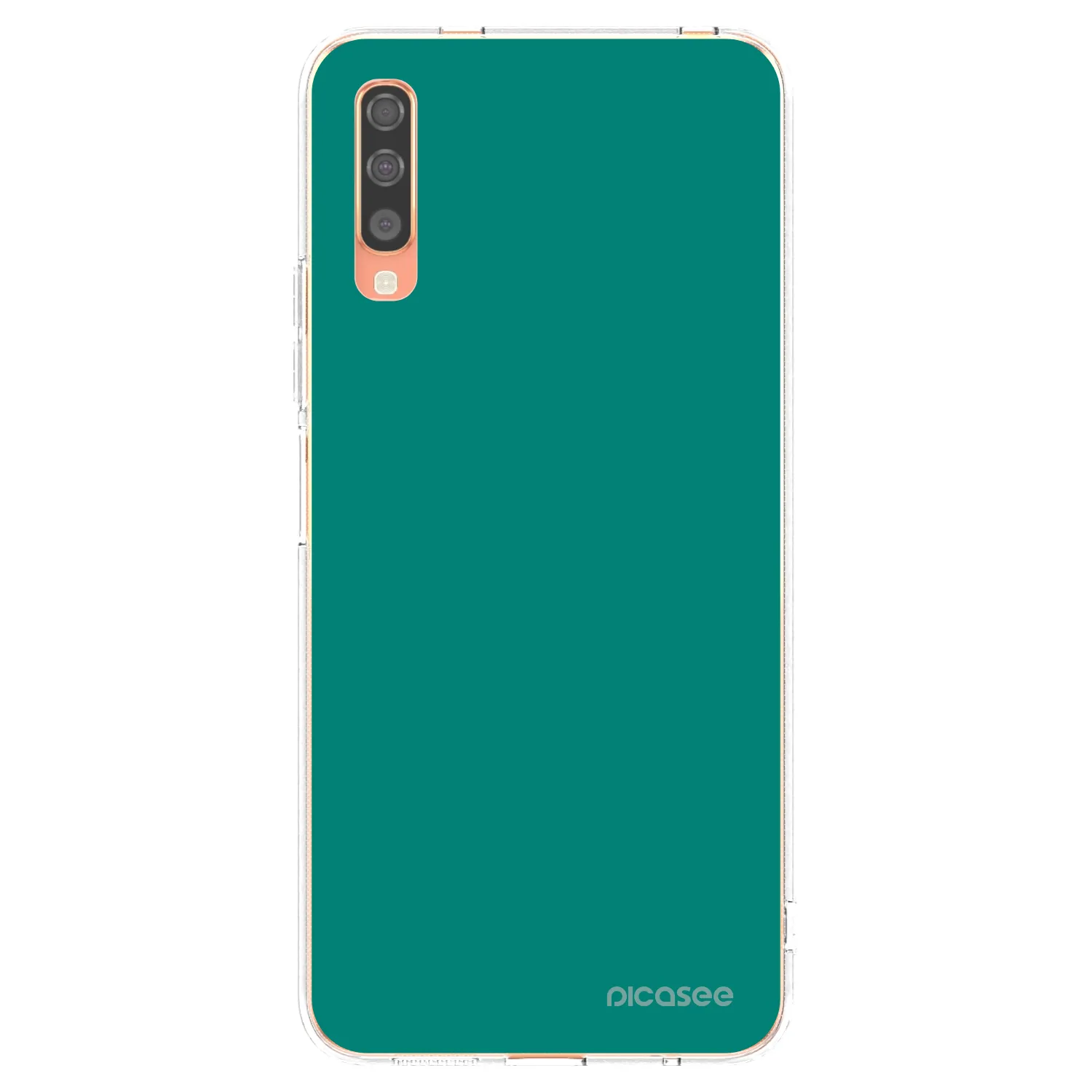 Picasee silikonski prozorni ovitek za Samsung Galaxy A70 A705F - Emerald Mist
