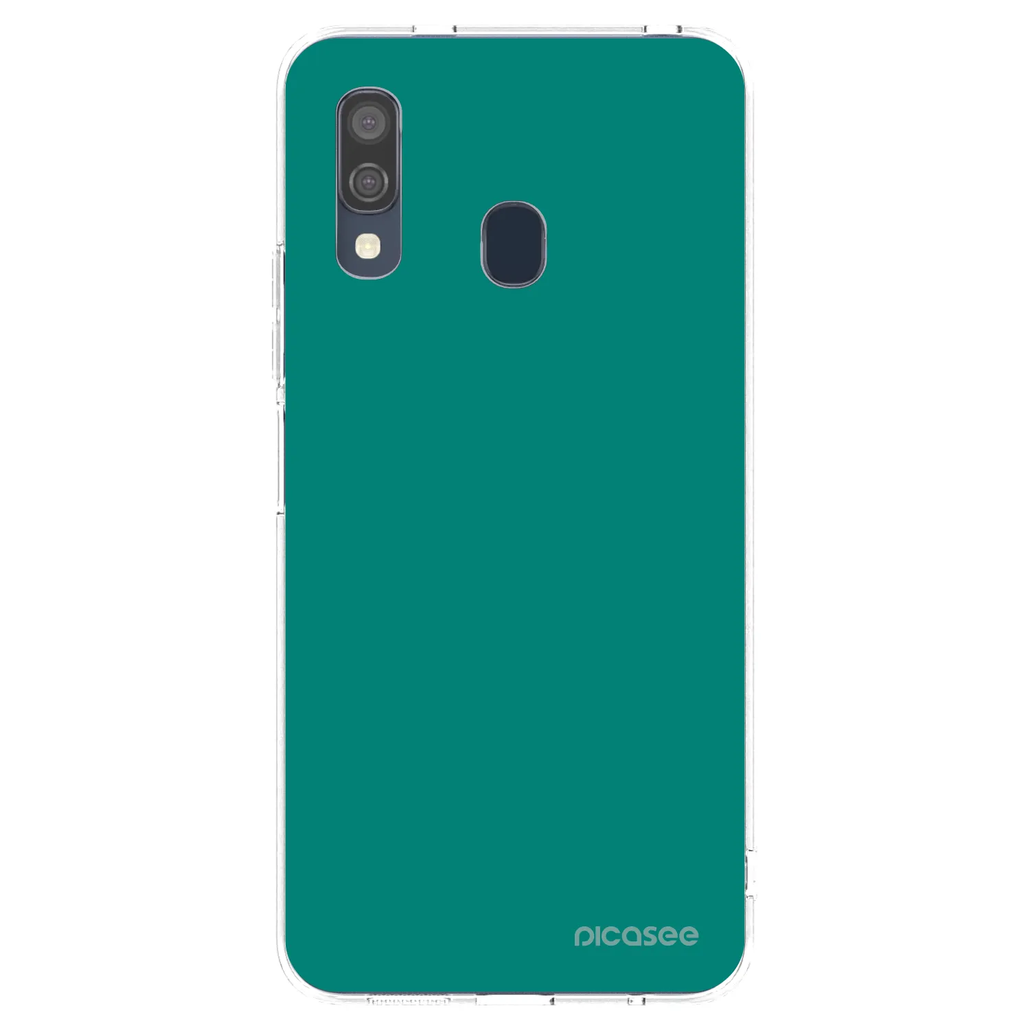 Picasee silikonski prozorni ovitek za Samsung Galaxy A40 A405F - Emerald Mist