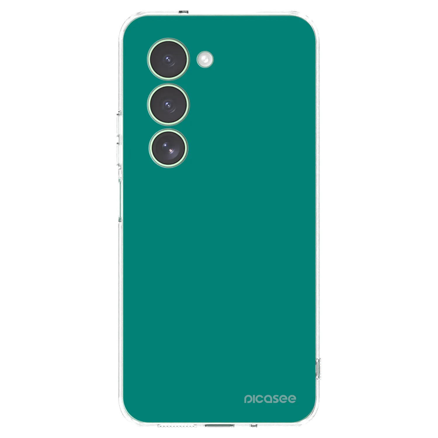 Picasee silikonski prozorni ovitek za Xiaomi Redmi 15 5G - Emerald Mist