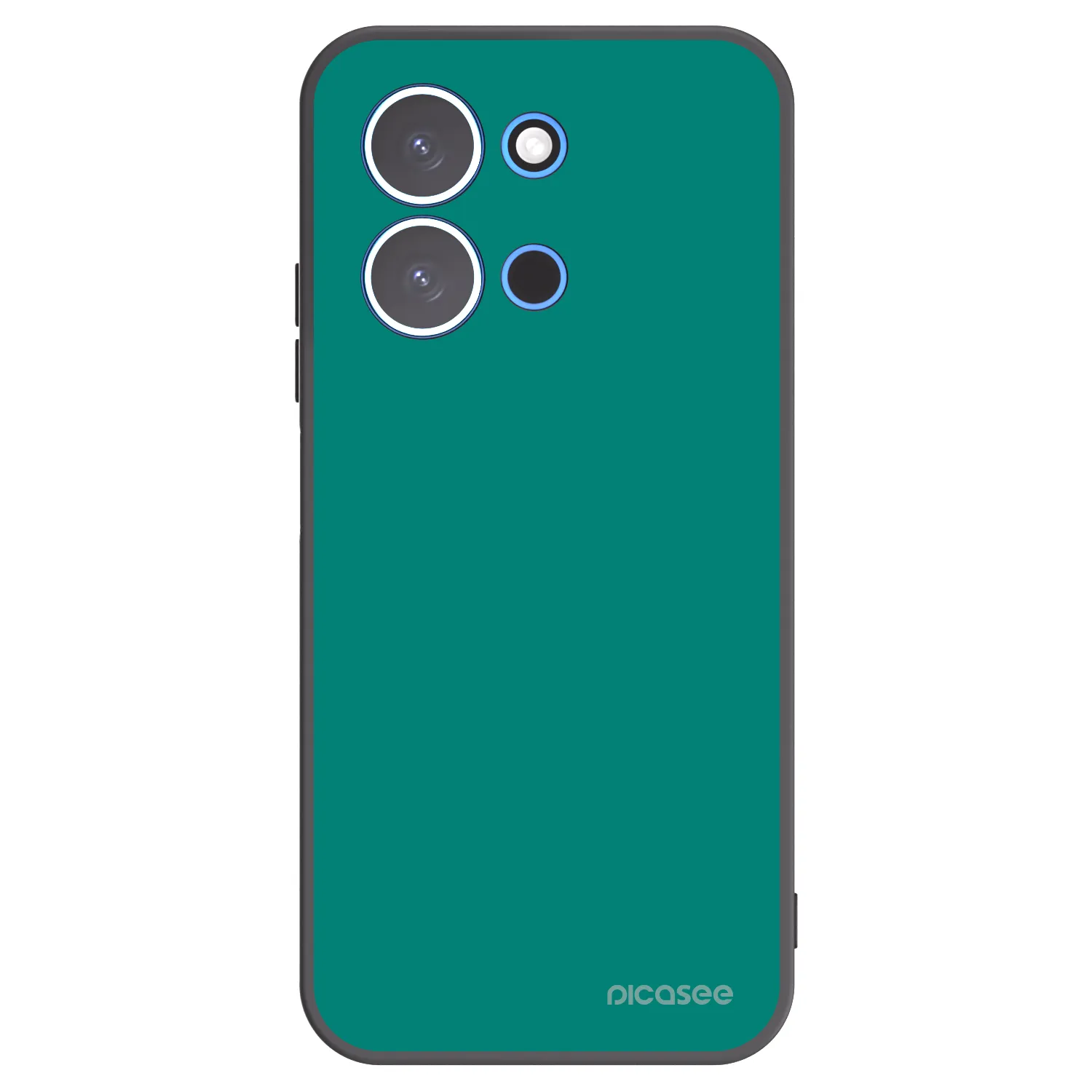 Picasee silikonski črni ovitek za Xiaomi Redmi 15C 4G - Emerald Mist