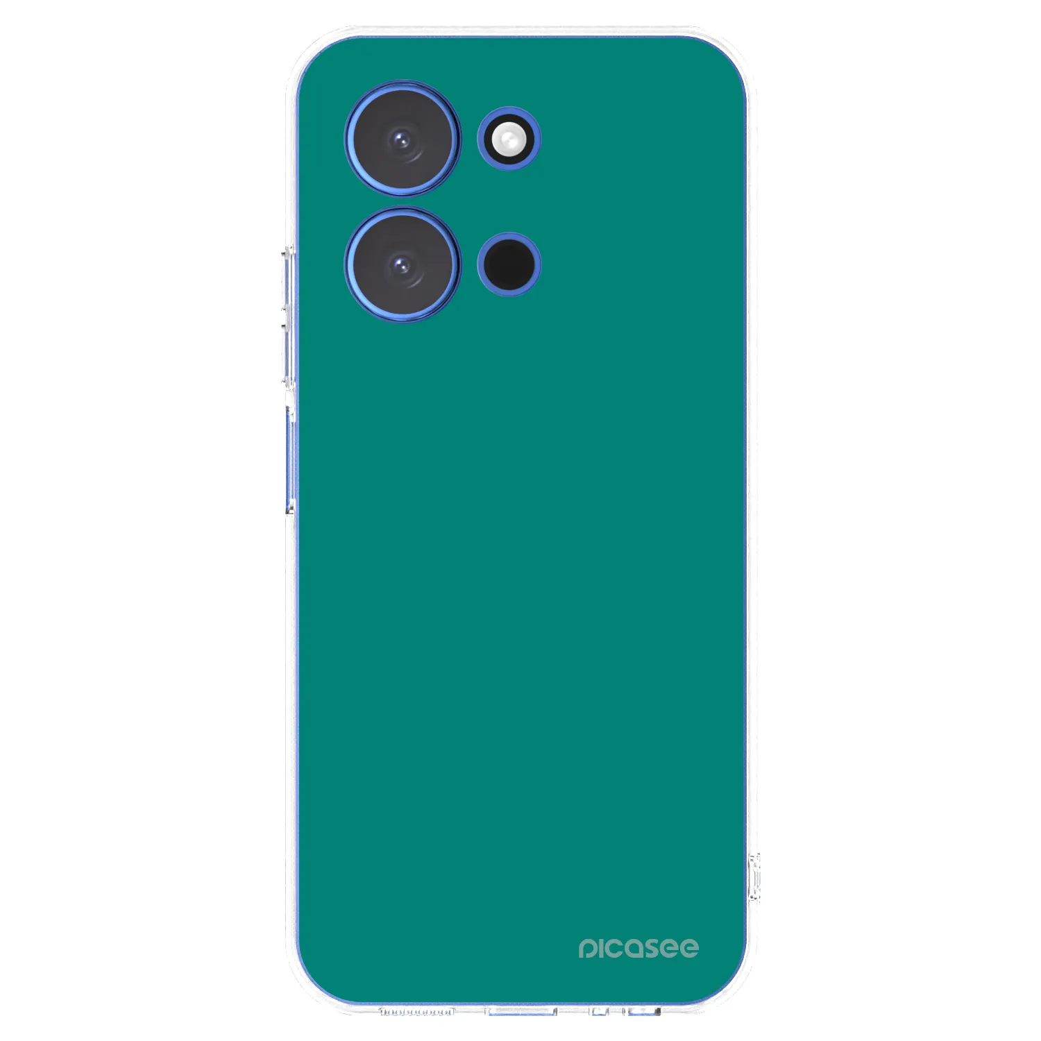 Picasee silikonski prozorni ovitek za Xiaomi Redmi 15C 4G - Emerald Mist