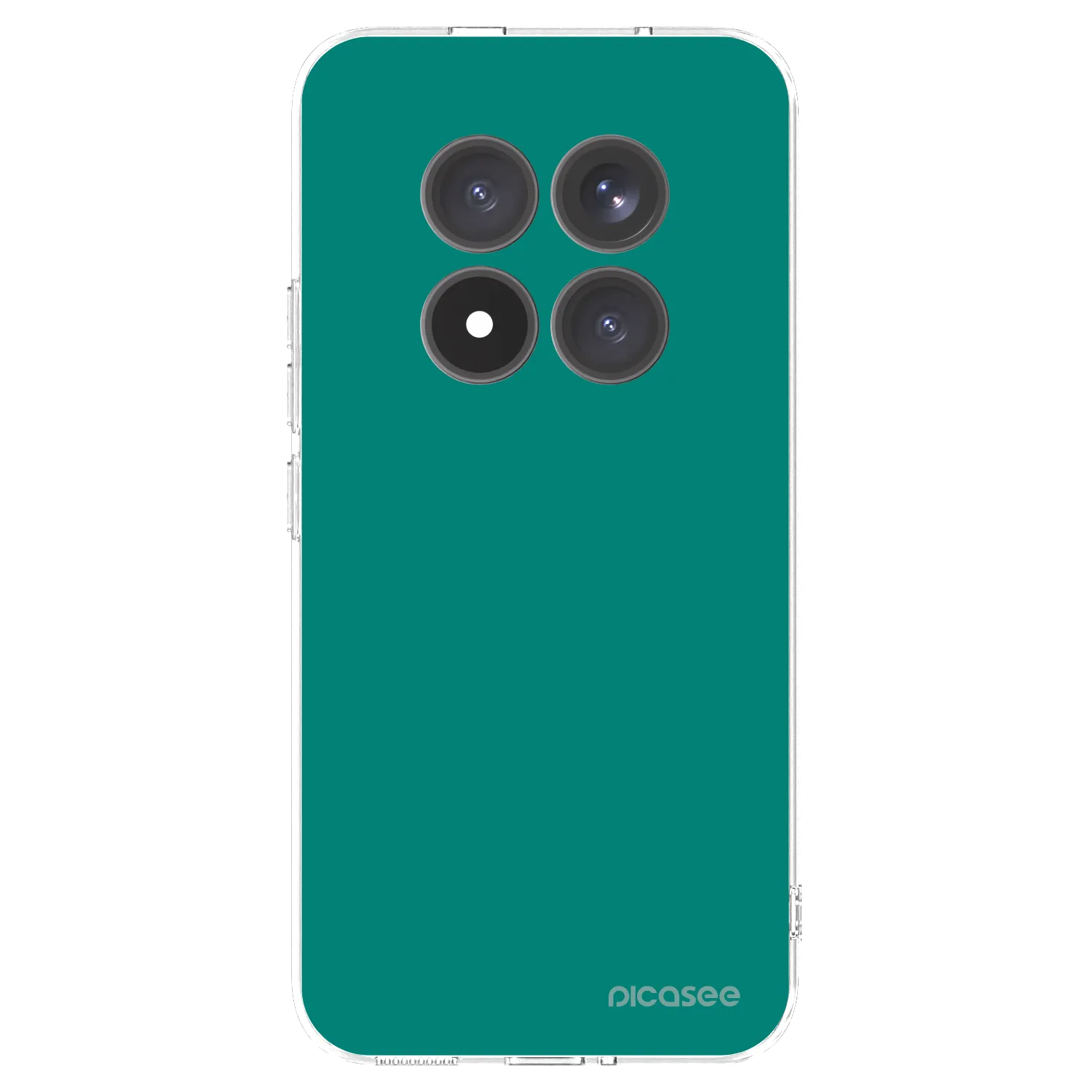 Picasee silikonski prozorni ovitek za Xiaomi Redmi Note 15 Pro+ - Emerald Mist