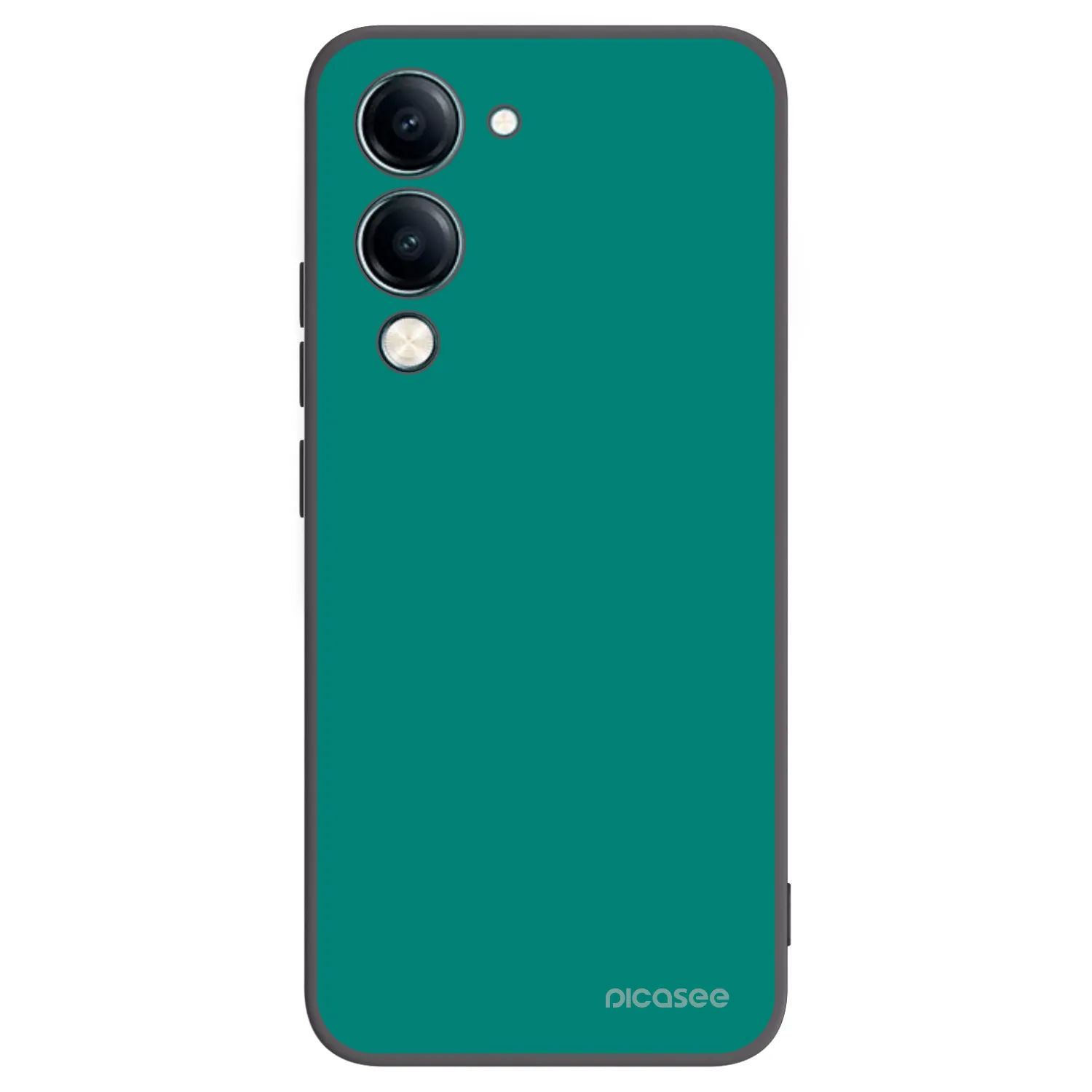 Picasee silikonski črni ovitek za Vivo Y29s 5G - Emerald Mist