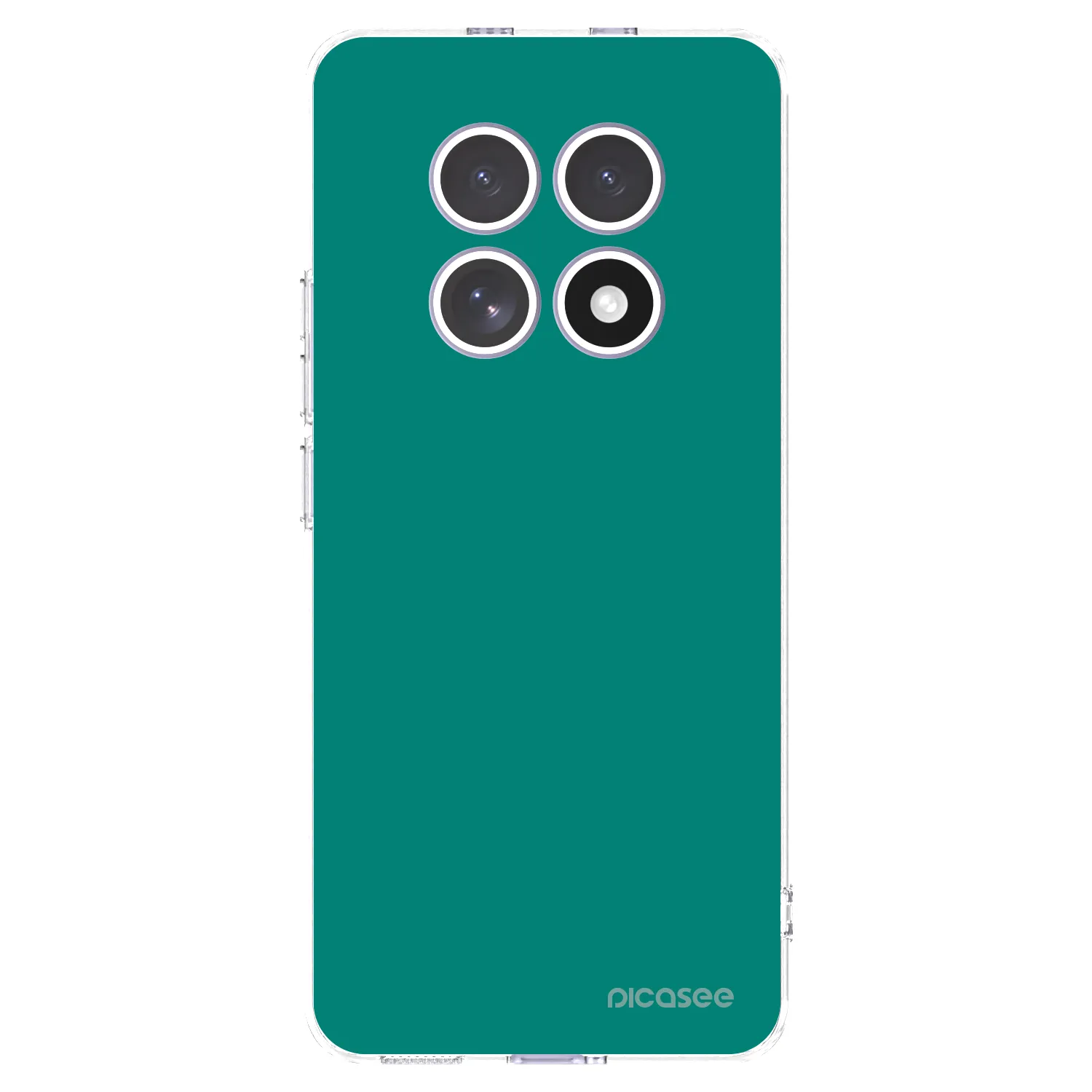 Picasee silikonski prozorni ovitek za Xiaomi Redmi Note 15 - Emerald Mist