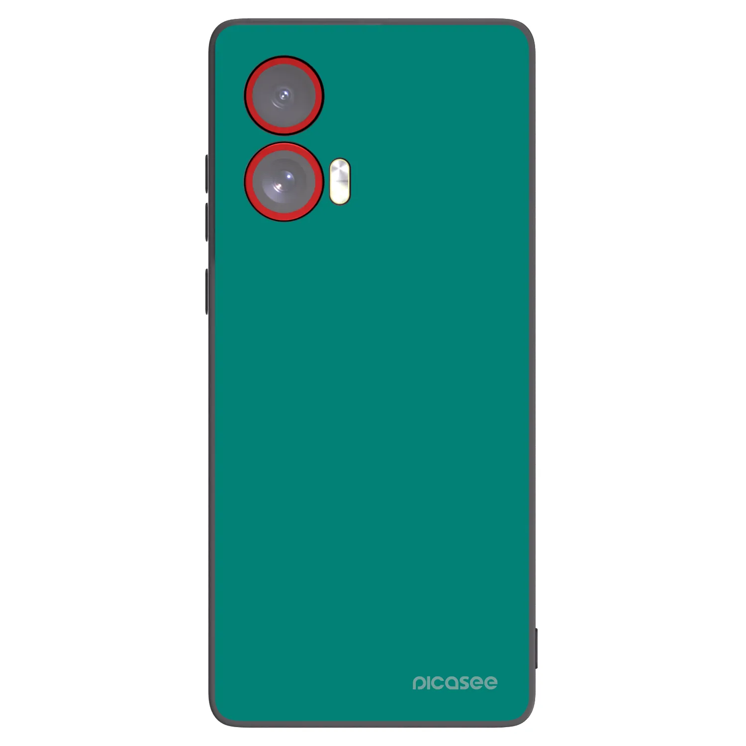 Picasee silikonski črni ovitek za Motorola Edge 50 Fusion - Emerald Mist