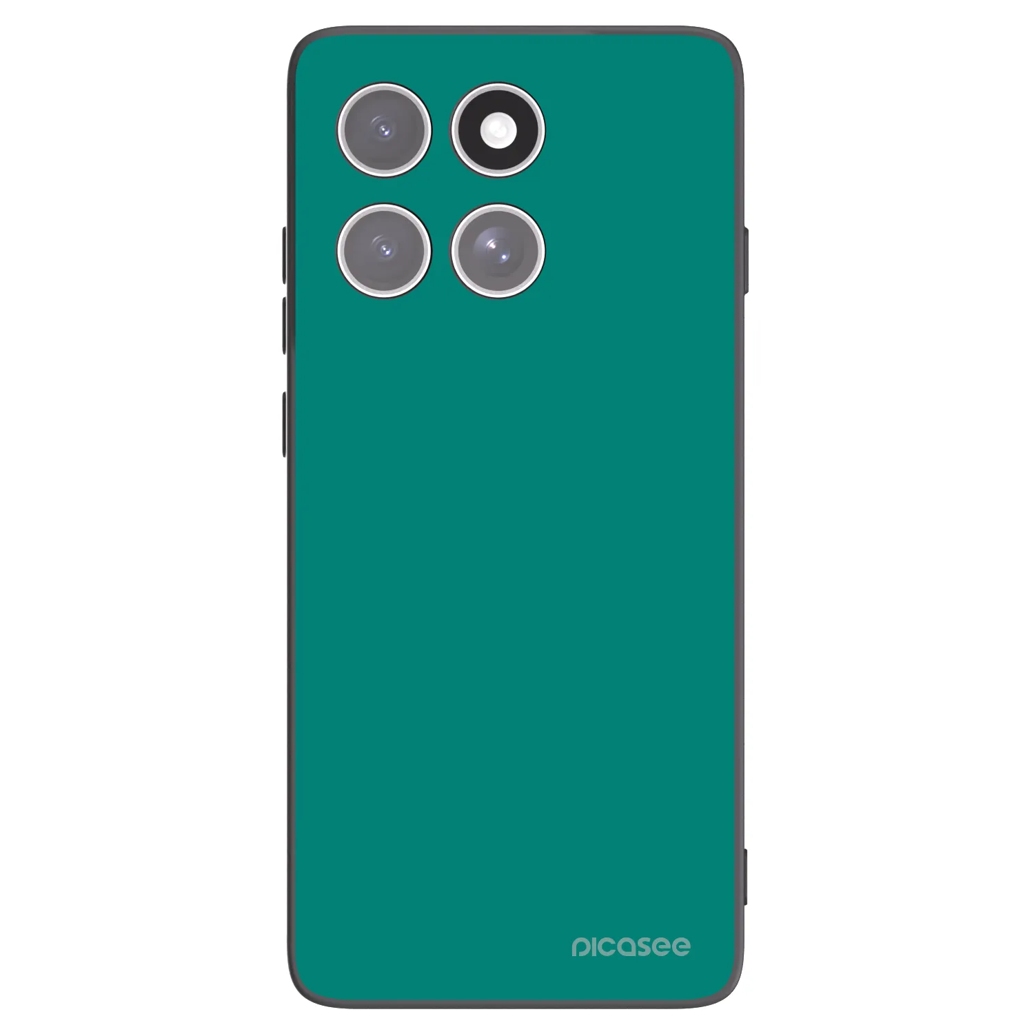 Picasee silikonski črni ovitek za Motorola Edge 60 Fusion - Emerald Mist