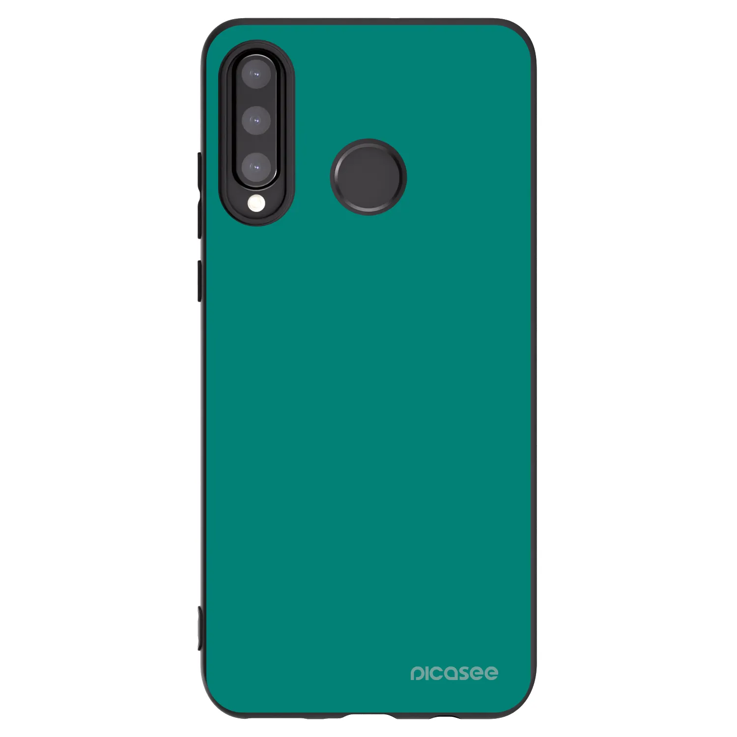 Picasee silikonski črni ovitek za Huawei P30 Lite - Emerald Mist