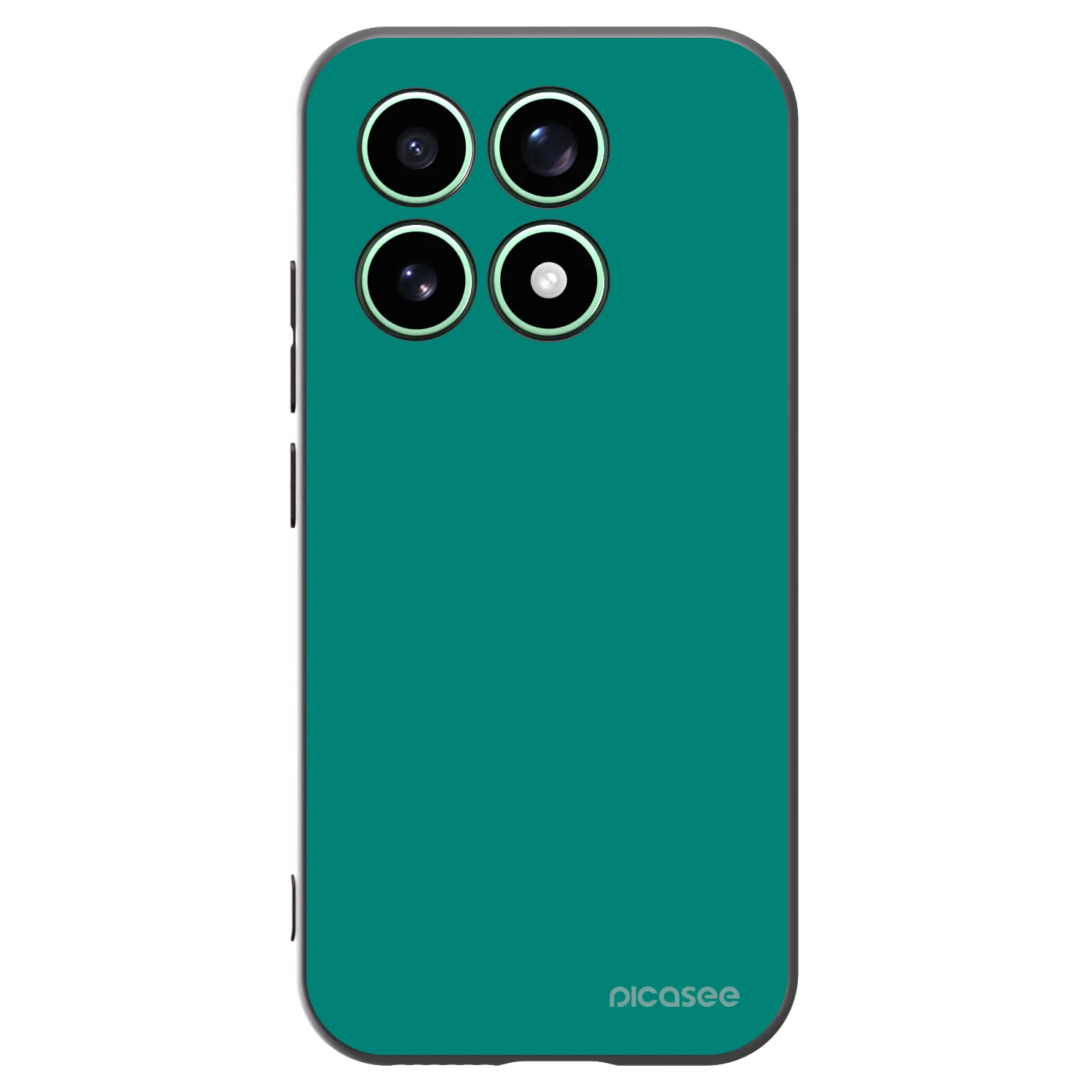 Picasee silikonski črni ovitek za Xiaomi 17 - Emerald Mist