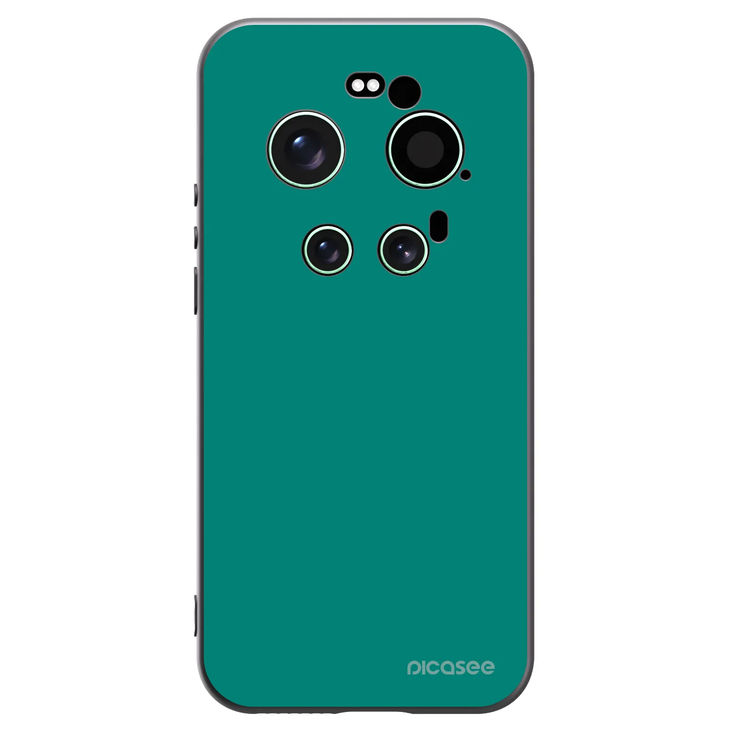 Picasee silikonski črni ovitek za Xiaomi 17 Ultra - Emerald Mist