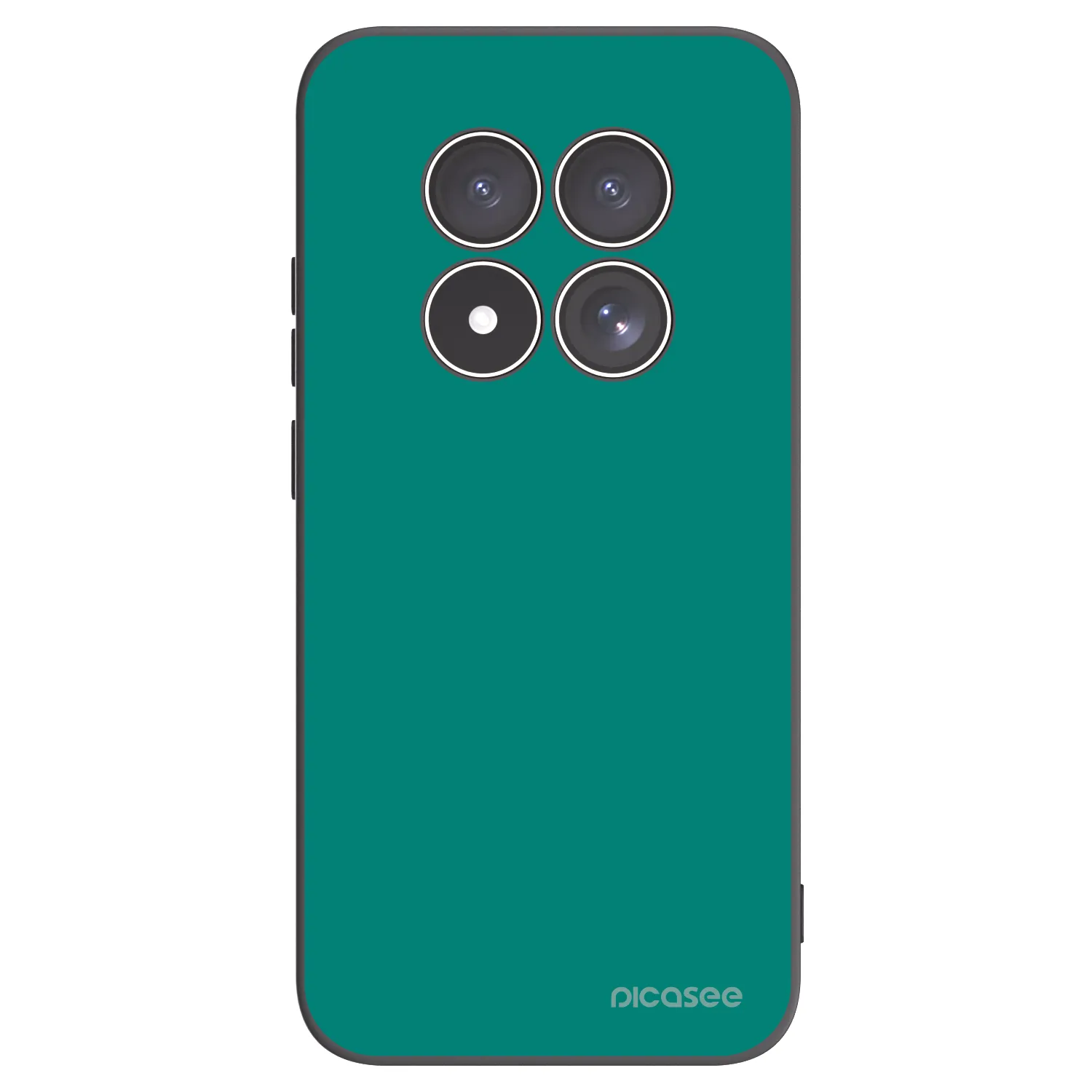 Picasee silikonski črni ovitek za Xiaomi Redmi Note 15 Pro 5G - Emerald Mist