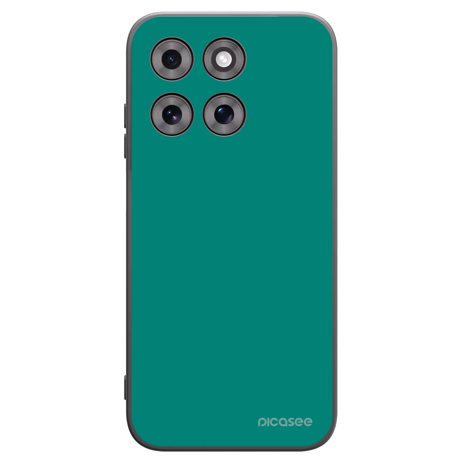 Picasee silikonski črni ovitek za Motorola Moto G77 - Emerald Mist