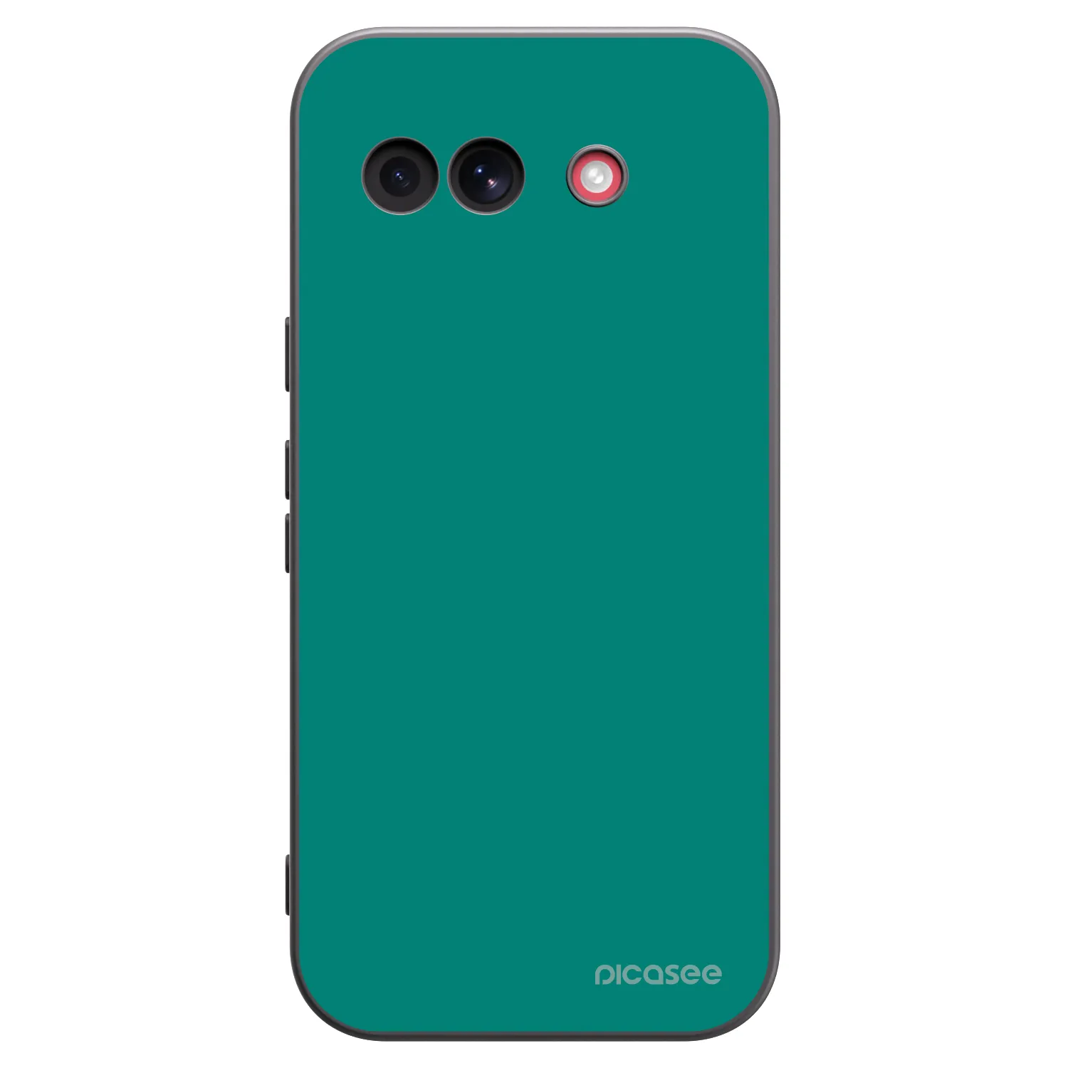 Picasee silikonski črni ovitek za Google Pixel 10a - Emerald Mist