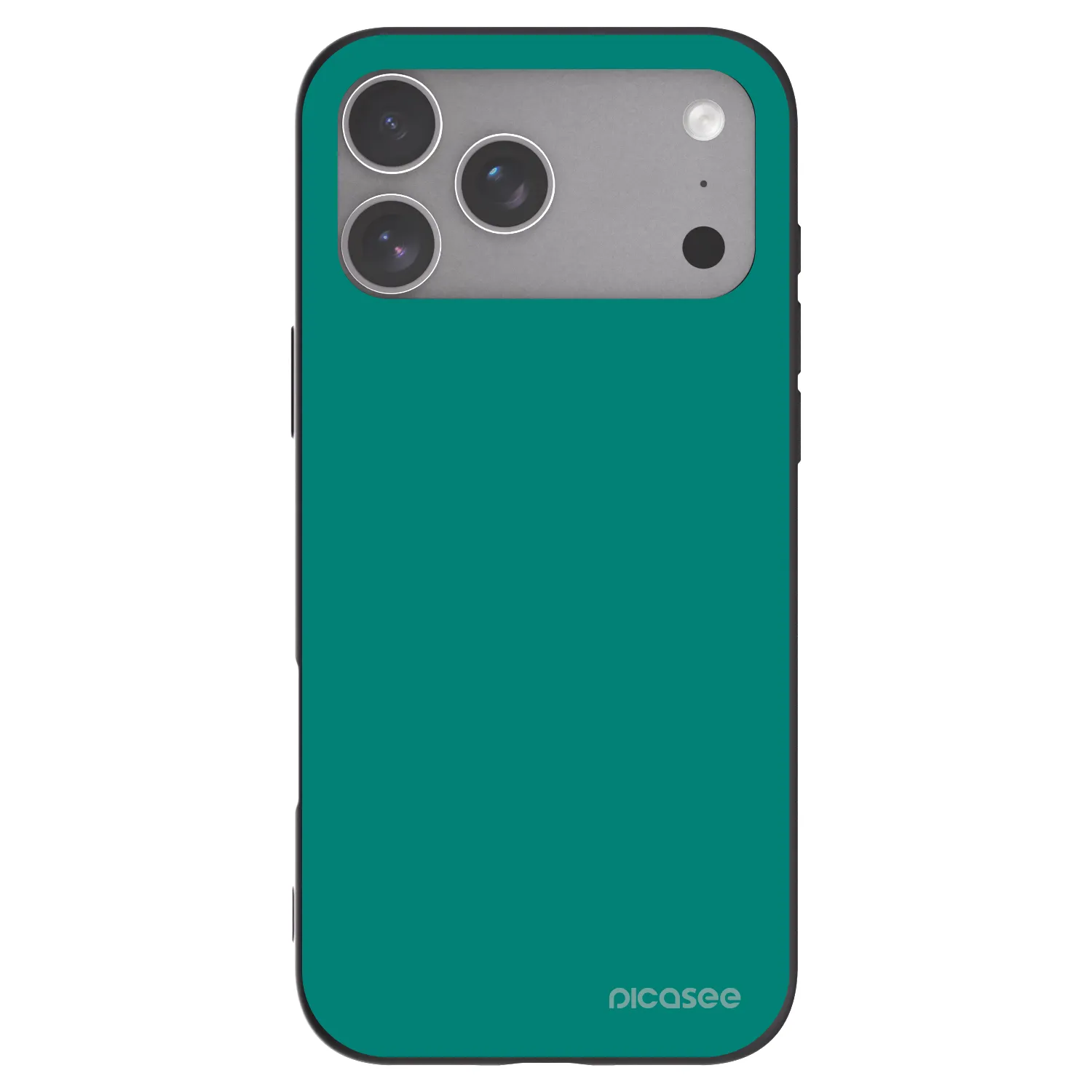 Picasee silikonski črni ovitek za Apple iPhone 18 Pro Max - Emerald Mist