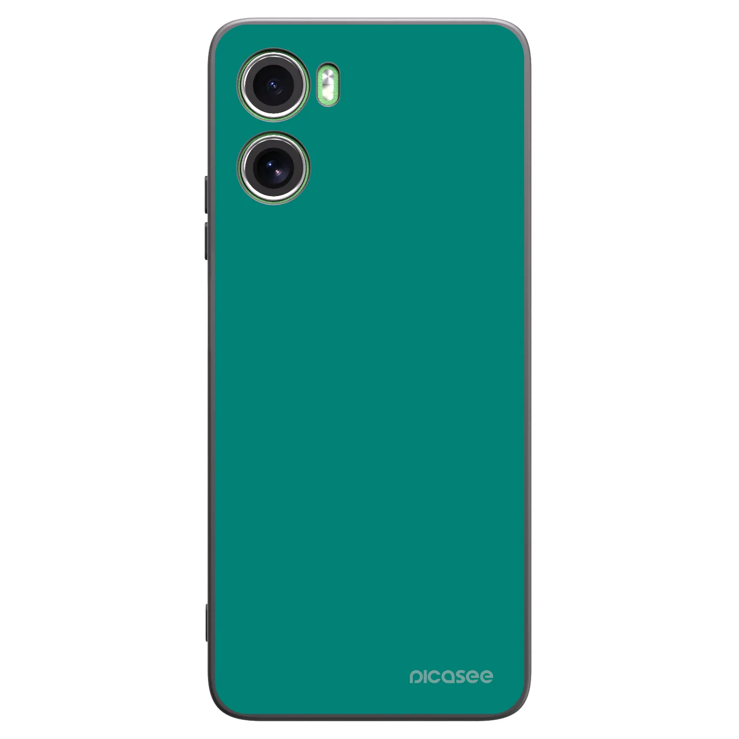 Picasee silikonski črni ovitek za Motorola Moto G06 - Emerald Mist